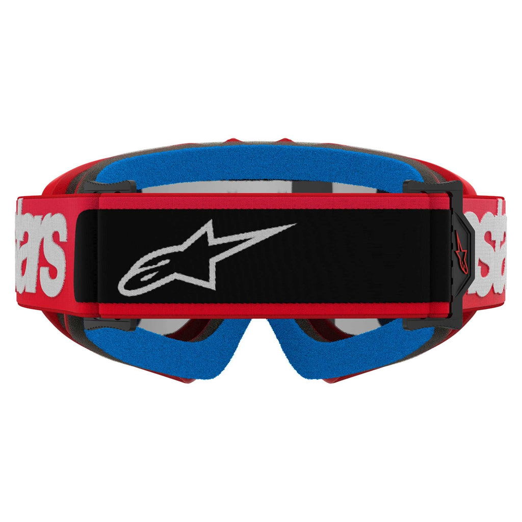 Alpinestars Youth Vision Goggles - BLAZE (Red) Mirror Silver Lens