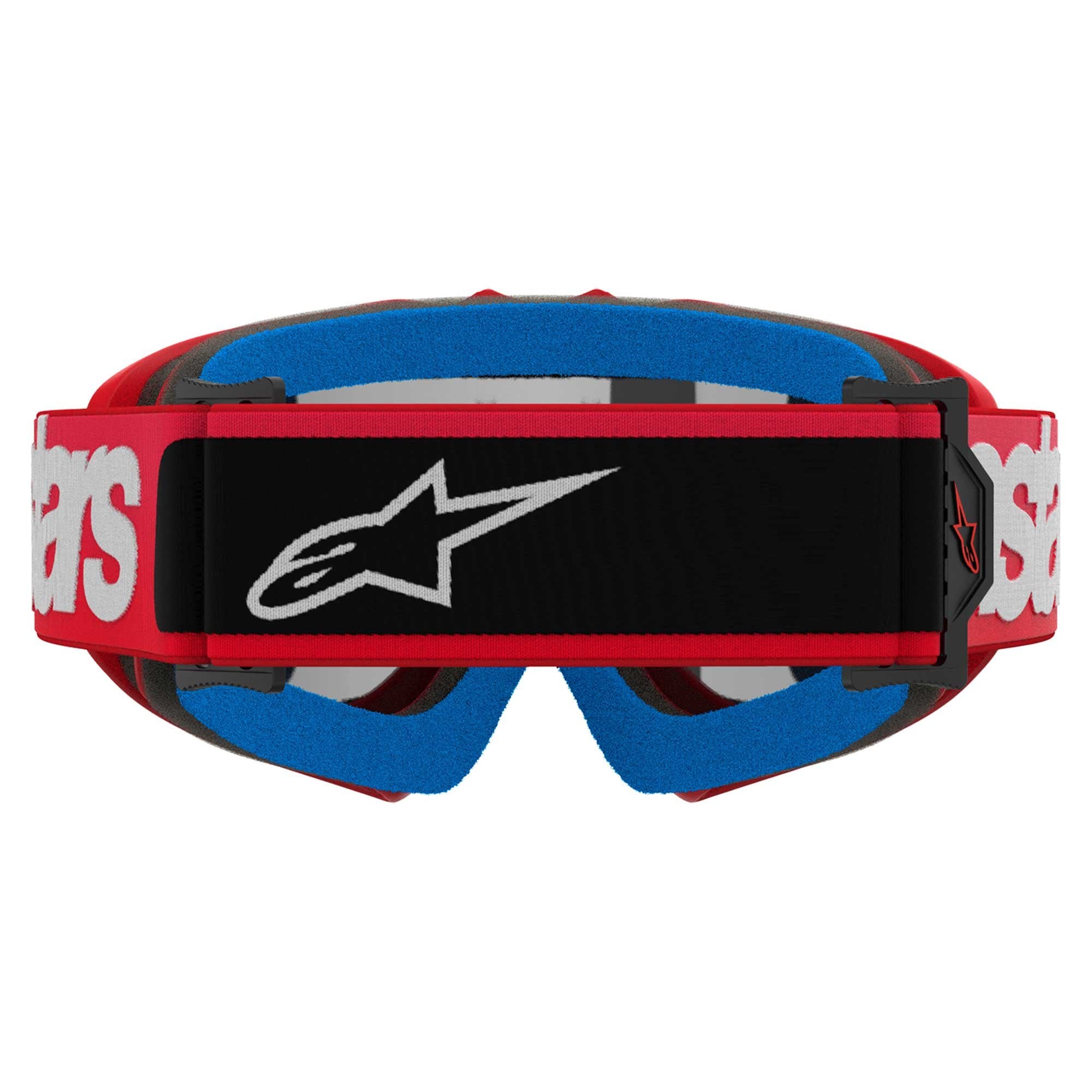 Alpinestars Youth Vision Goggles - BLAZE (Red) Mirror Silver Lens