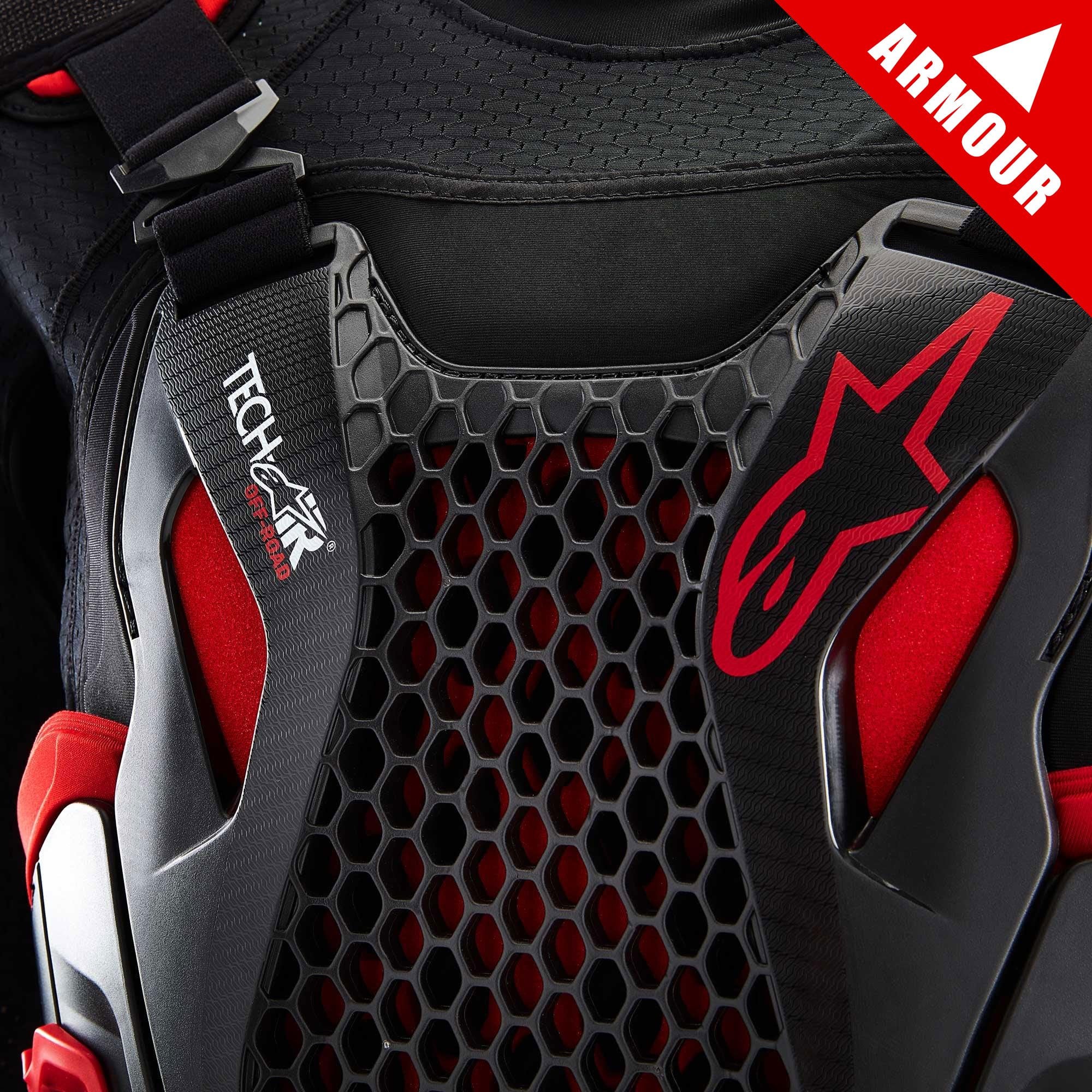 Alpinestars (Air Bag) System - Tech-Air Off Road Armour Jacket (Black/Red)