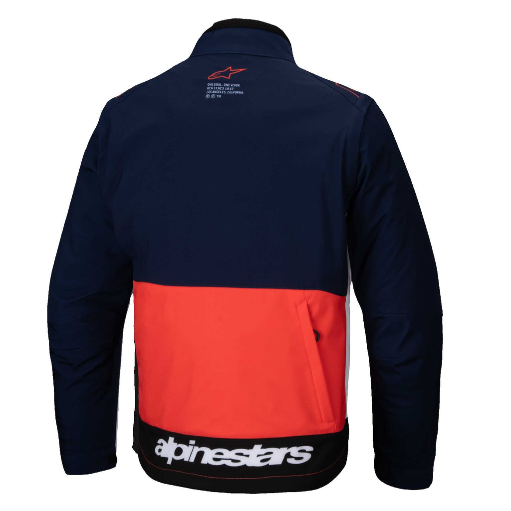 Alpinestars (MX26) Enduro Jacket  - Lite-Dura Softshell (Navy/Hot Orange/White)