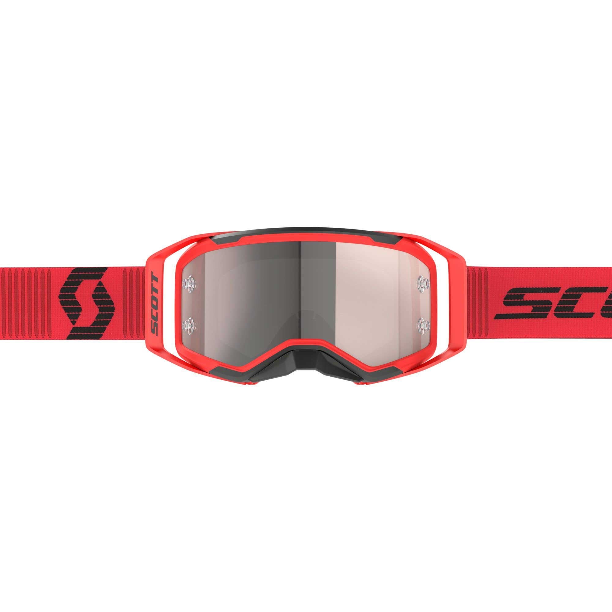 Scott Prospect 2.0 Goggles (Red/Black) Chrome Silver Lens