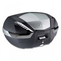 Givi (Top Box) - V47NT - Black with Anodised Aluminium Finish w/Smoked Reflectors