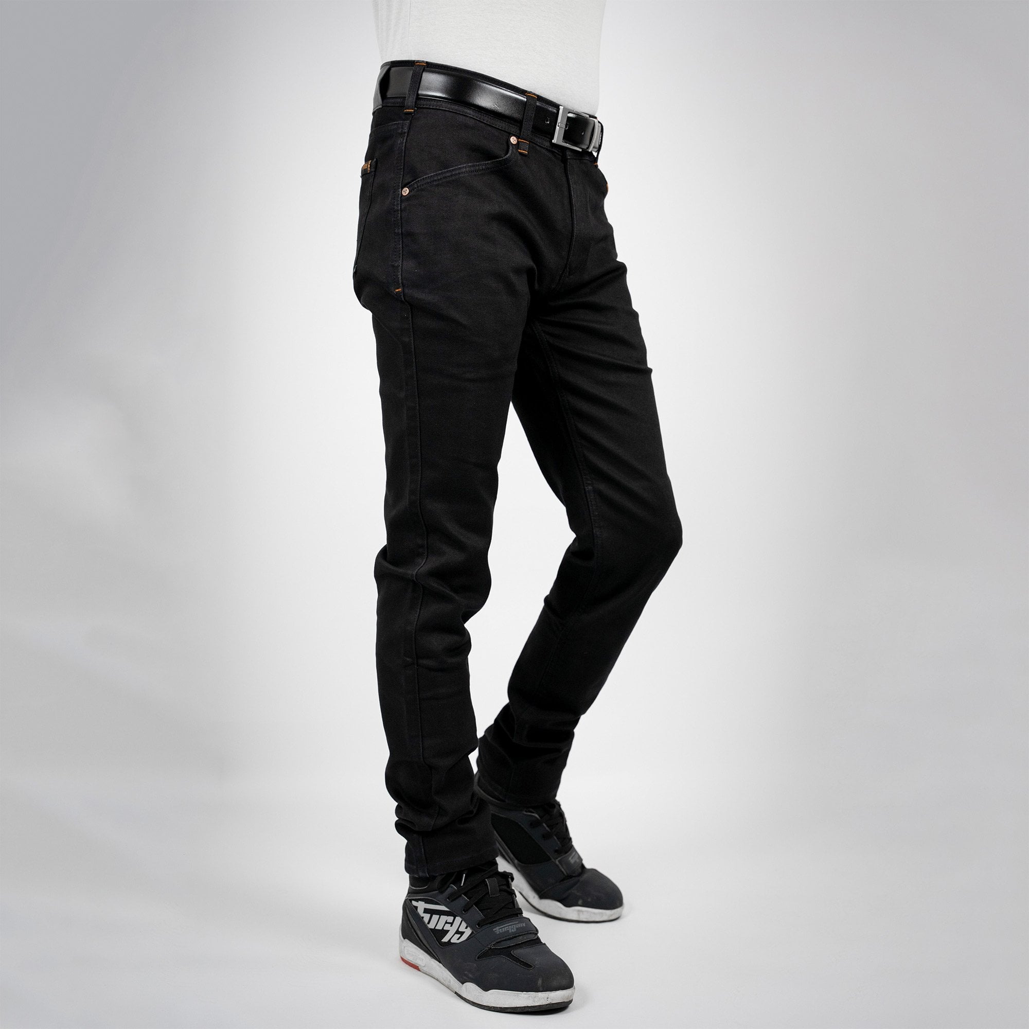 Bull-It Trojan (AA) SLIM Jeans (Black) - Short Leg