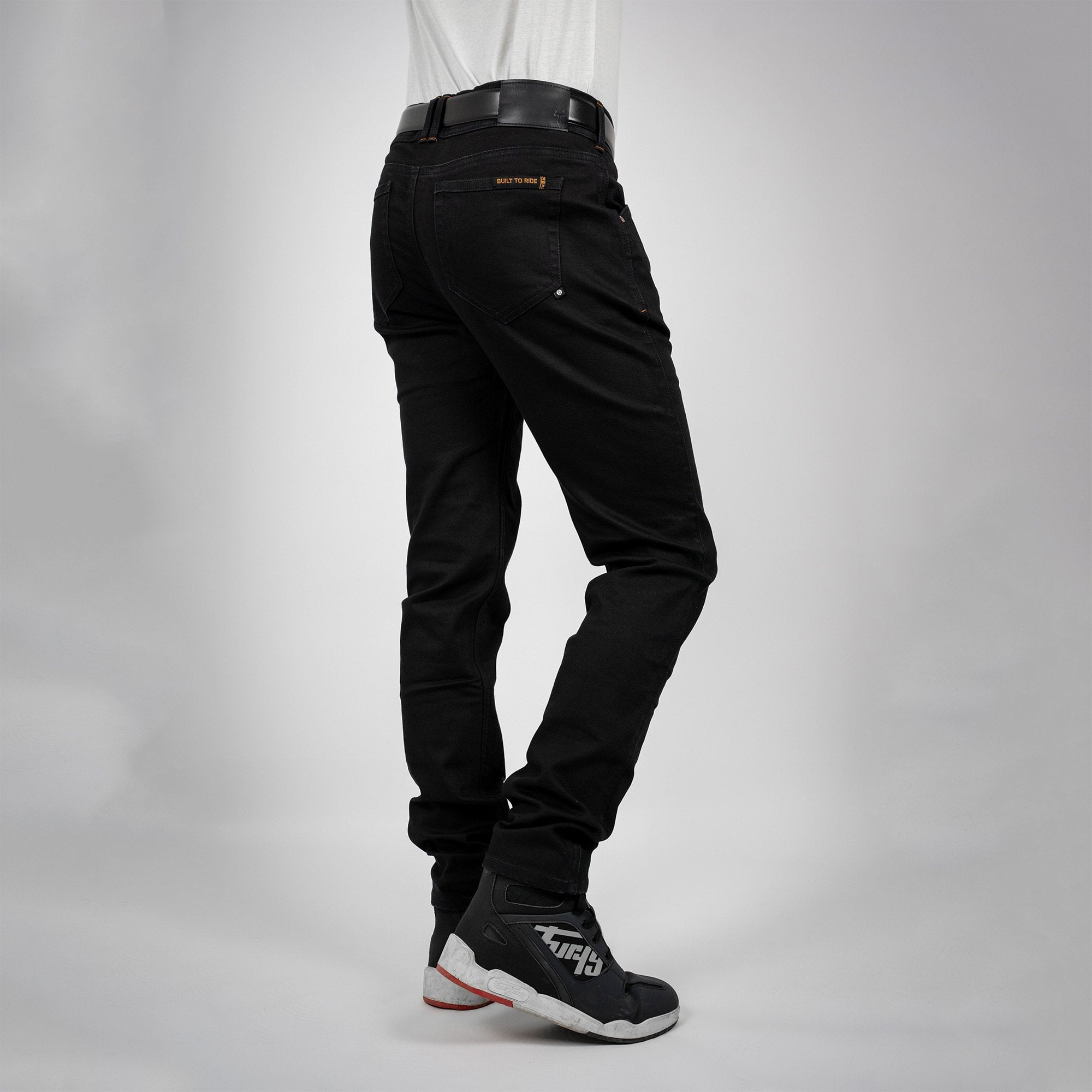 Bull-It Trojan (AA) SLIM Jeans (Black) - Short Leg