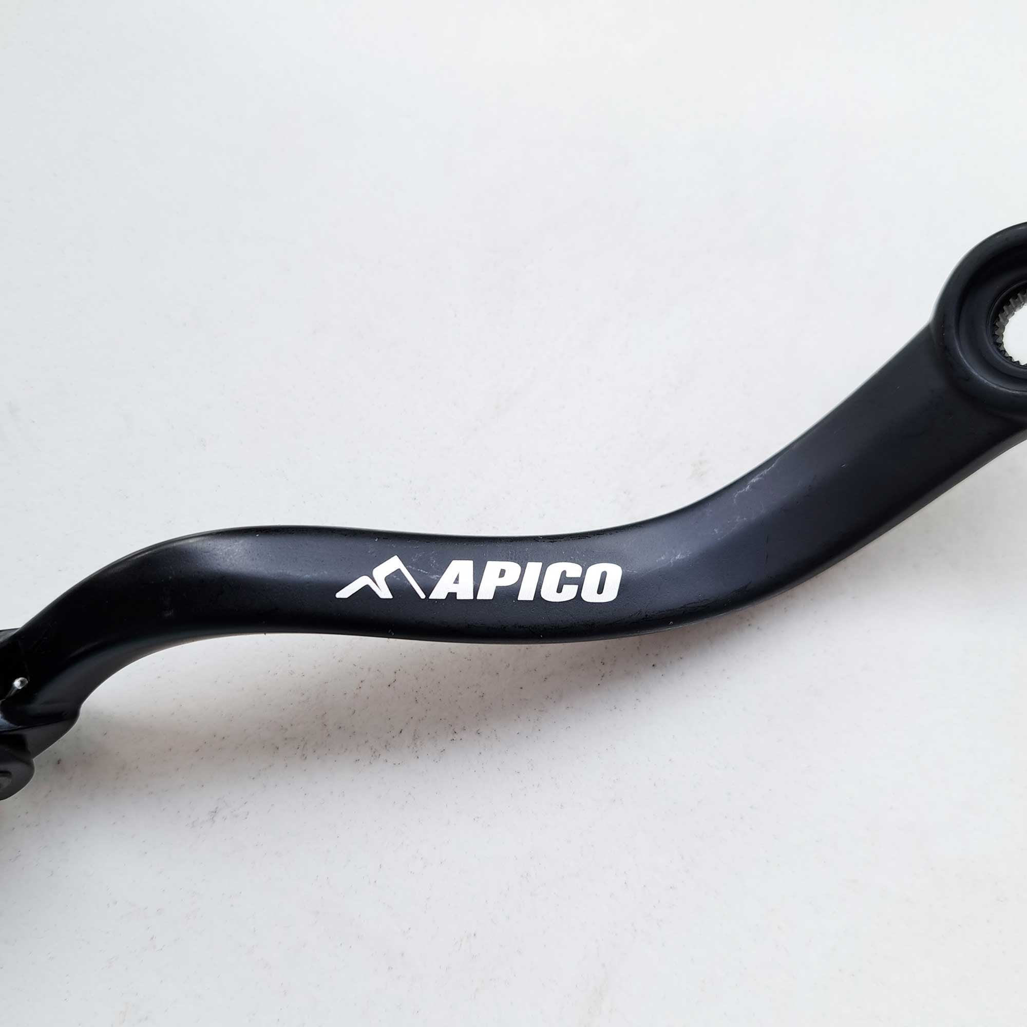 Apico - Gear Lever - Elite - KTM SX250 17-22, EXC250/300 17-23, Husqvarna TC250 17-22, TE250/300 17-23, TX300 17-22, Gas Gas MC250 22-23, EC250/300 21-23, EX250 22-23, EX300 20-23 - Black w/Red
