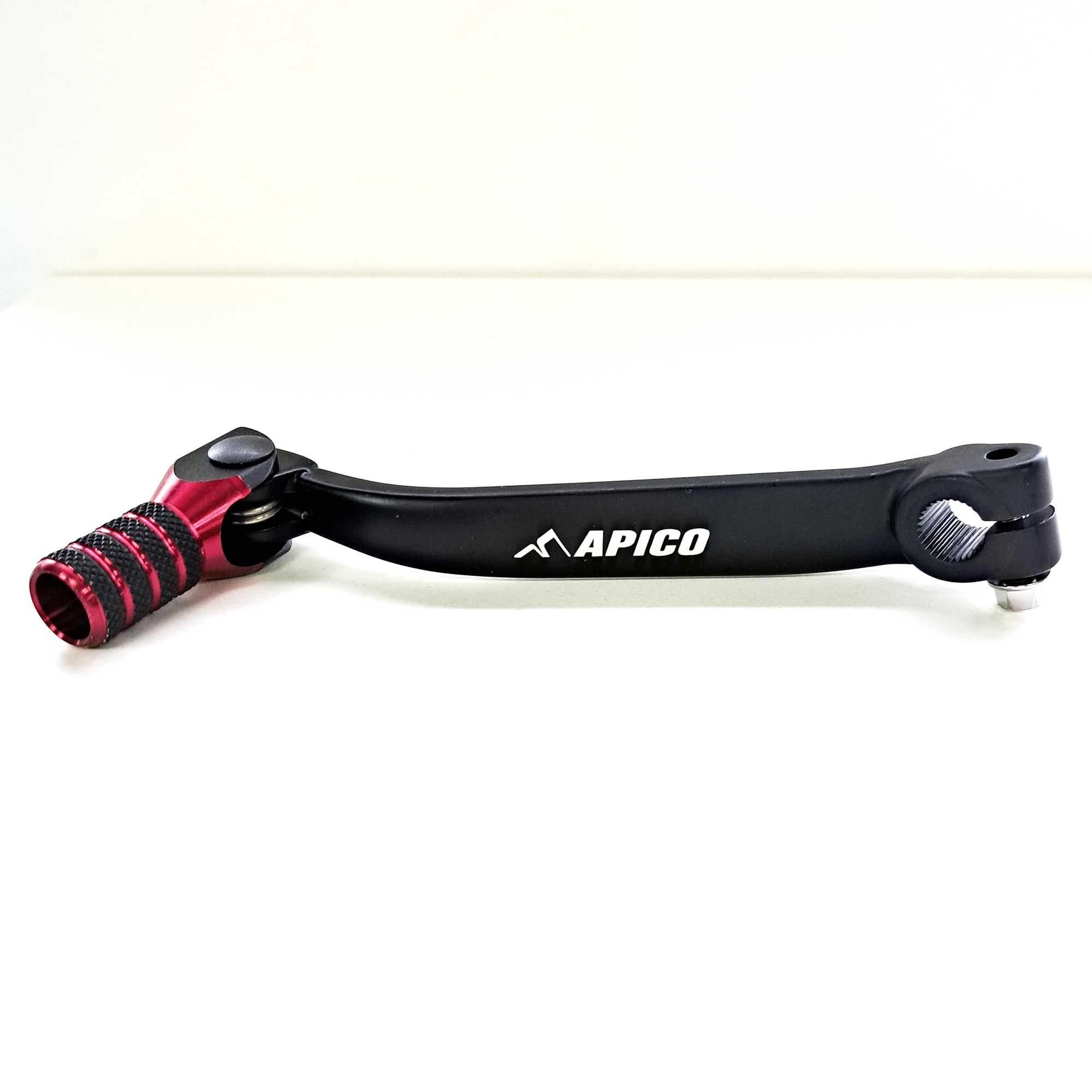 Apico - Gear Lever - Elite - CR80/85 96-07 - Black w/Red