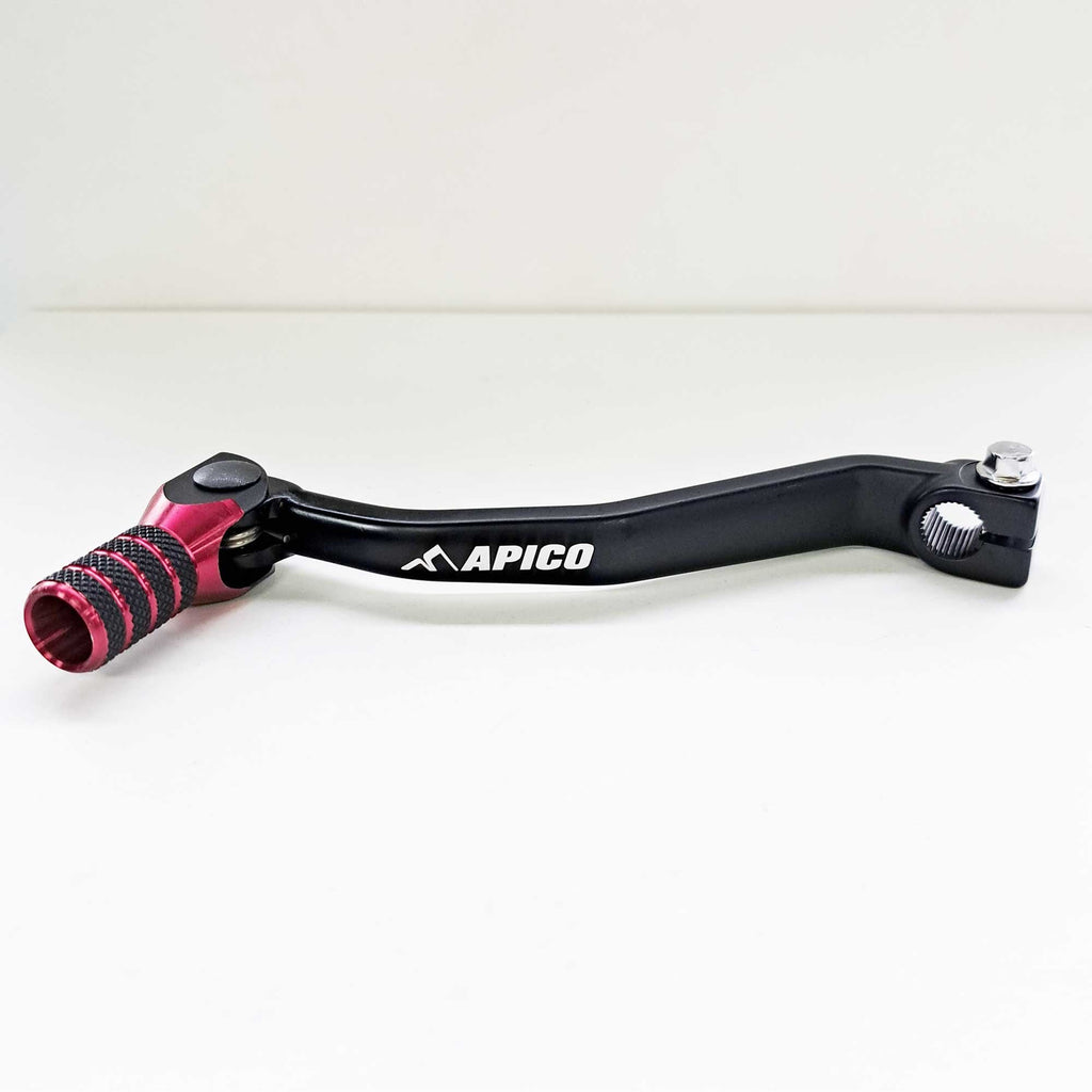 Apico - Gear Lever - Elite - CRF250L 13-21, CRF300L 21-26 - Black w/Red