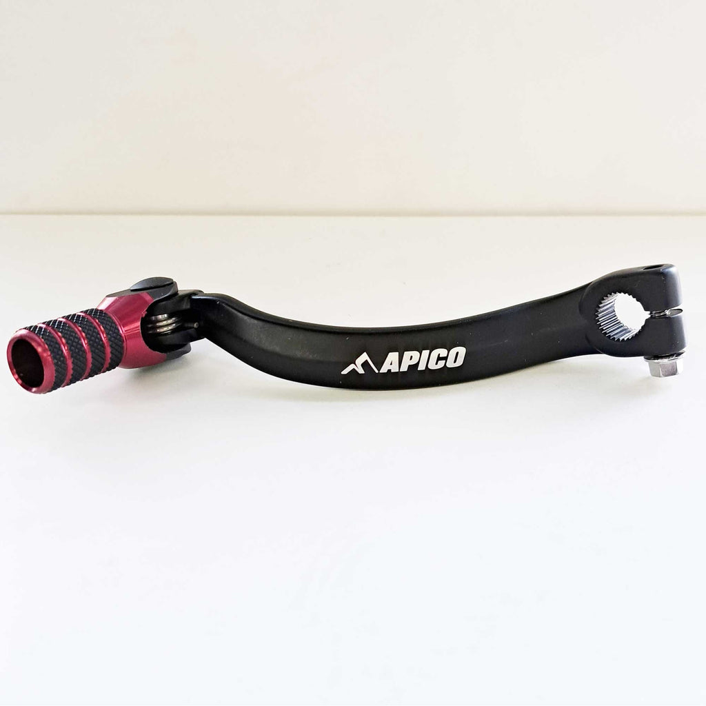 Apico - Gear Lever - Elite - CR125 87-07 - Black w/Red