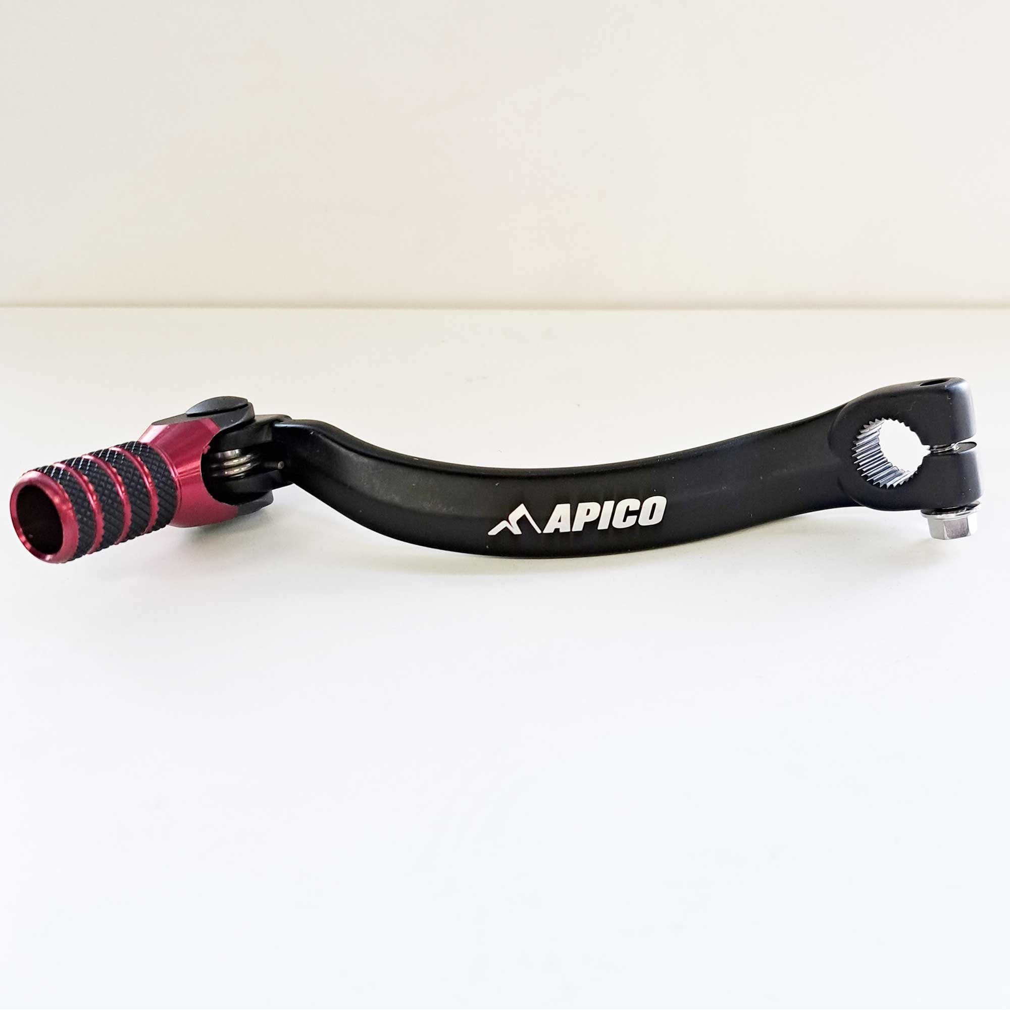 Apico - Gear Lever - Elite - CR125 87-07 - Black w/Red