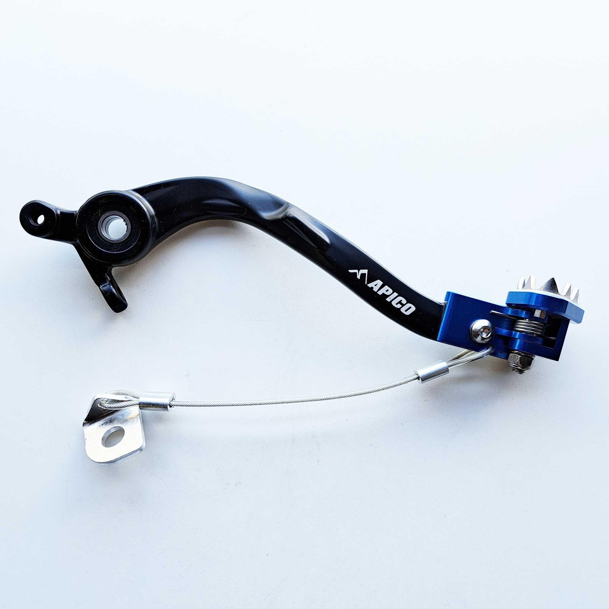 Apico - Rear Brake Lever/Pedal - KTM SX/SXF 125-450 23-26, EXC/EXCF 125-500 24-26, Husqvarna TC/FC 125-450 23-26, TE/FE 125-501 24-26, TX300 23-26, FX350/450 23-26, Gas Gas MC/MCF 125-450 24-26, EC/ECF 250-500 24-26, EX/EXF 250-450 24-26