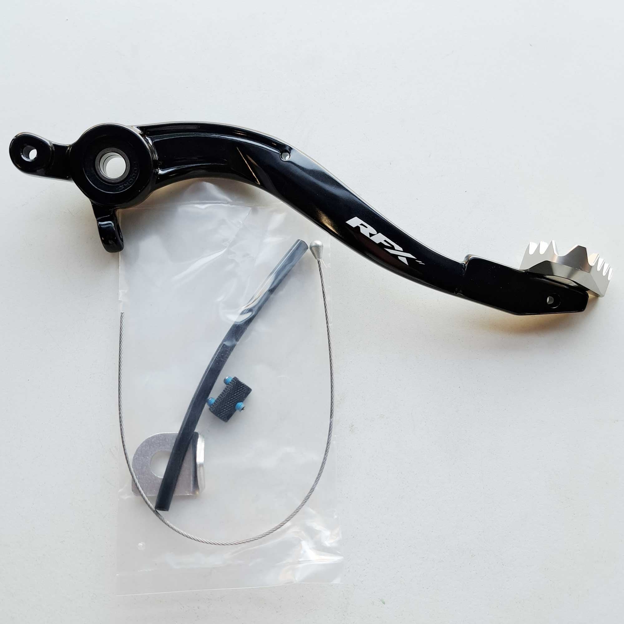 Race Fx - Rear Brake Lever/Pedal - Pro Series - Fixed Tip - KTM SX/SXF 125-450 16-22, EXC/EXCF 17-23, Husqvarna TE/FE 17-23, Gas Gas MC/EC/EX 21-23