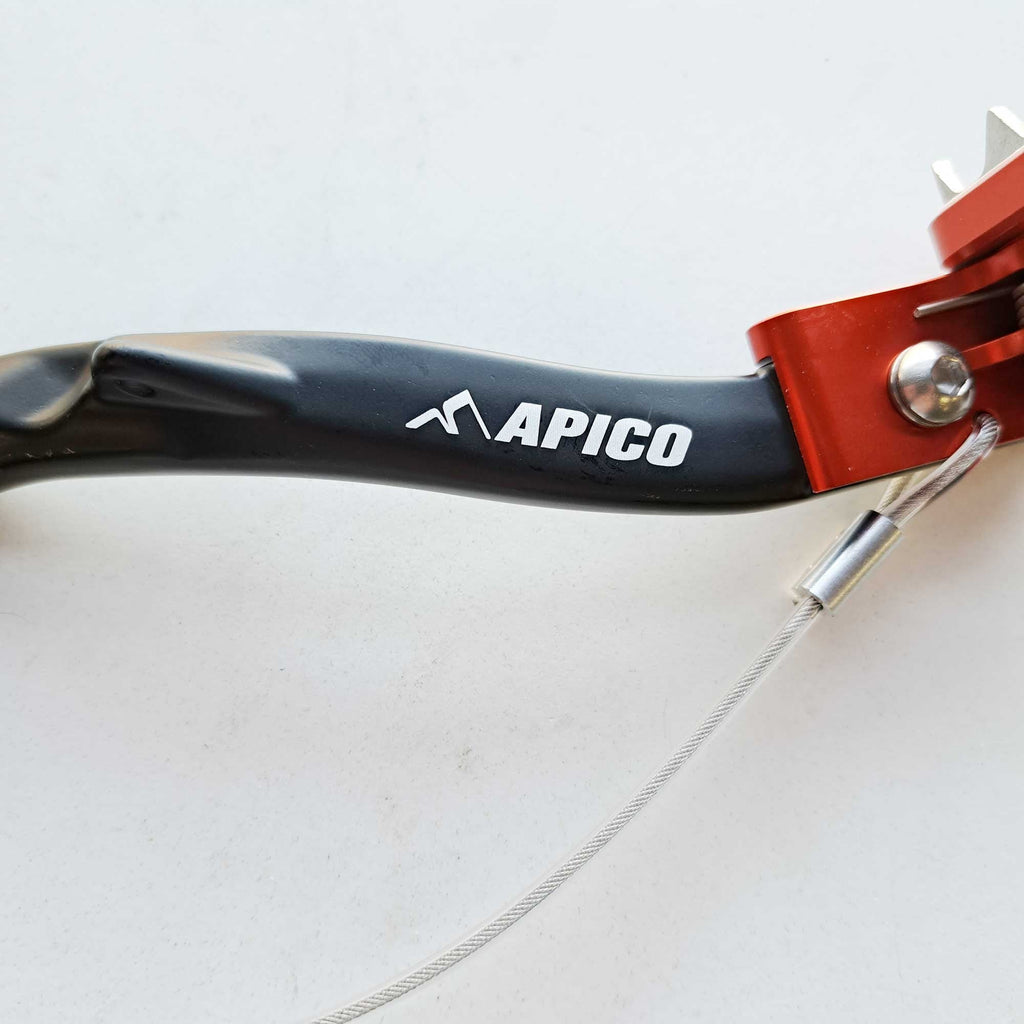 Apico - Rear Brake Lever/Pedal - KTM SX/SXF 125-450 23-26, EXC/EXCF 125-500 24-26, Husqvarna TC/FC 125-450 23-26, TE/FE 125-501 24-26, TX300 23-26, FX350/450 23-26, Gas Gas MC/MCF 125-450 24-26, EC/ECF 250-500 24-26, EX/EXF 250-450 24-26