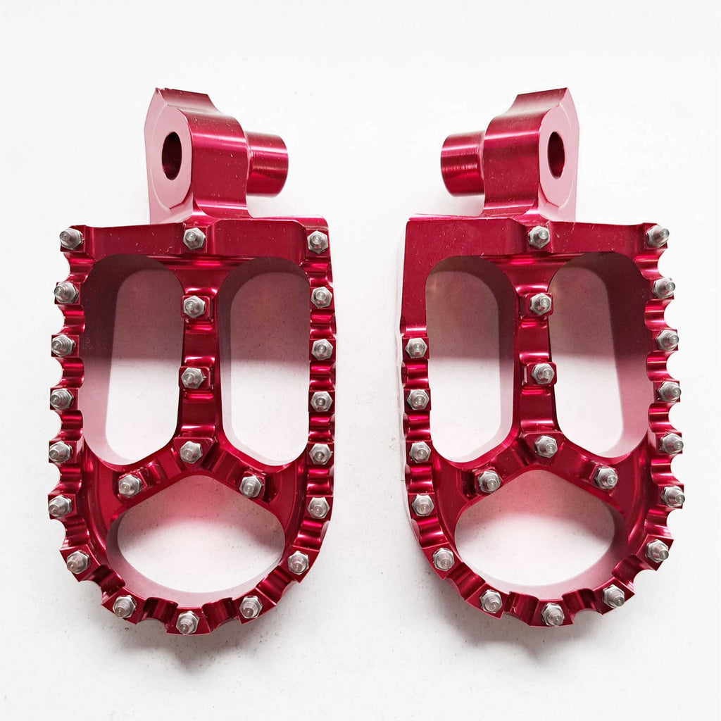 Apico - Foot Pegs - X-Treme - RMZ250 10-26, RMZ450 10 & 12-26 - Red
