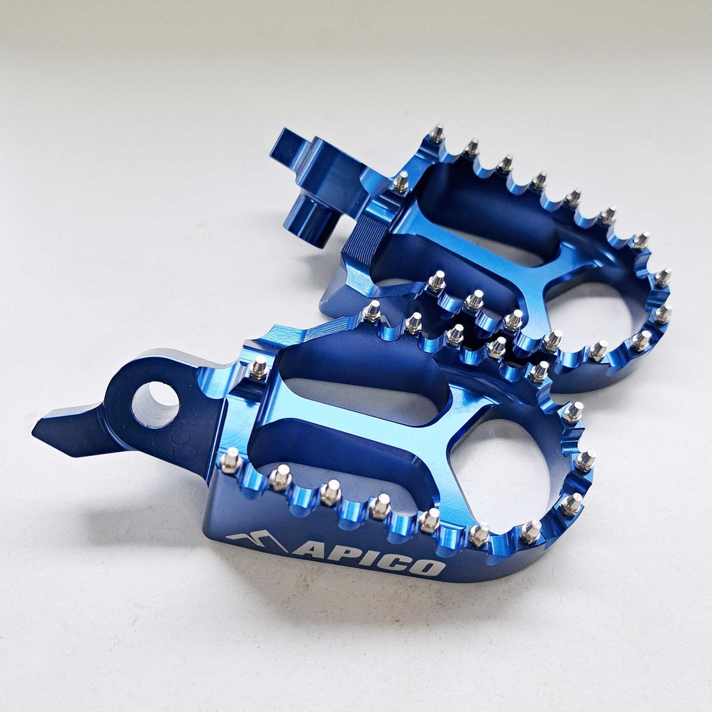 Apico - Foot Pegs - X-Treme - YZF250 24-26. YZF450 23-26, WRF250 25-26, WRF450 24-26, YZF250X 25-26, YZF450X 24-26