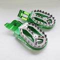 Apico - Foot Pegs - Pro-Bite - KXF250 06-26, KXF450 07-26, KXF250/450XC 21-26 - Green