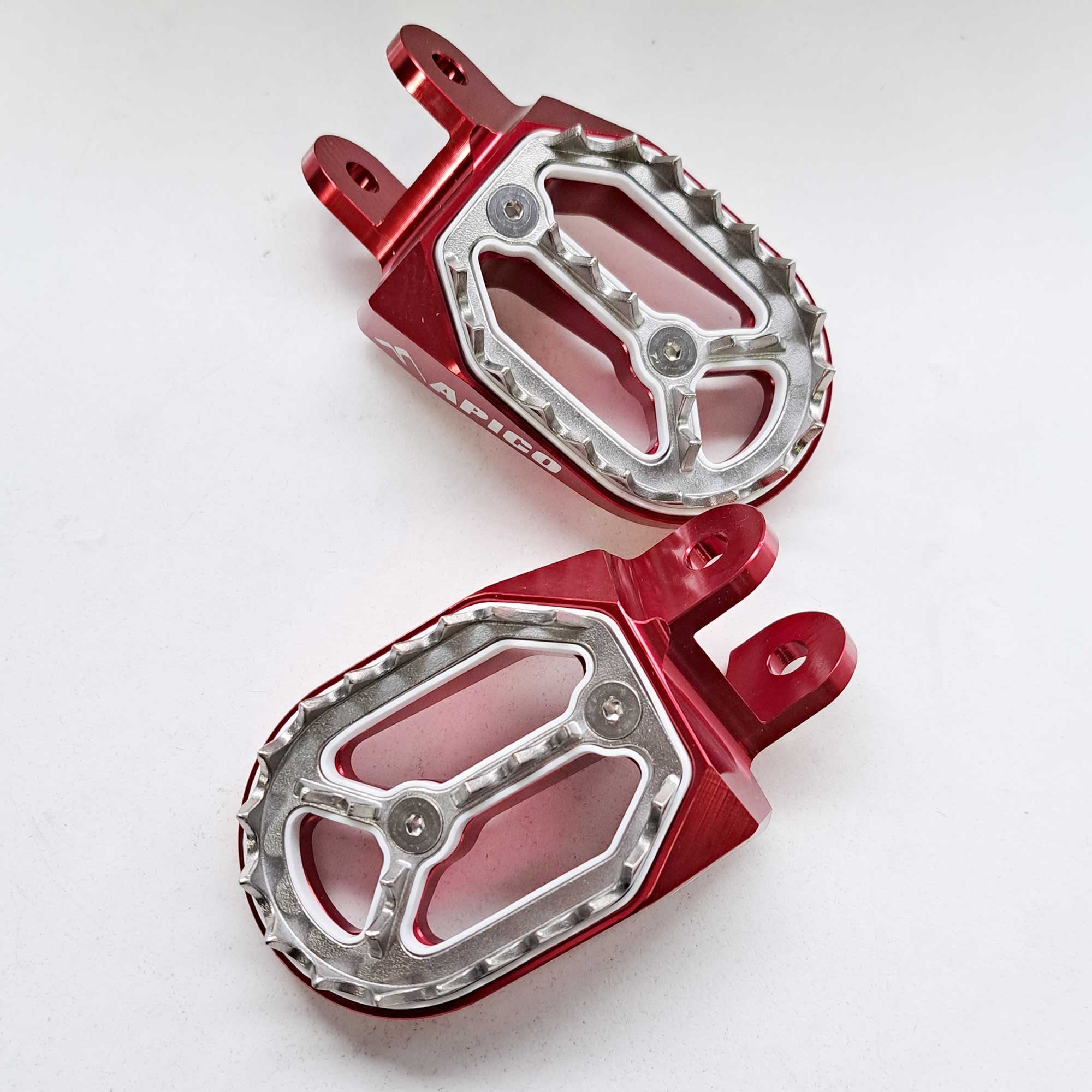 Apico - Foot Pegs - Pro-Bite - CR80 96-02, CR85 03-07, XR250 96-04, XR400 96-04, XR600 89-00, XR650L 92-24
