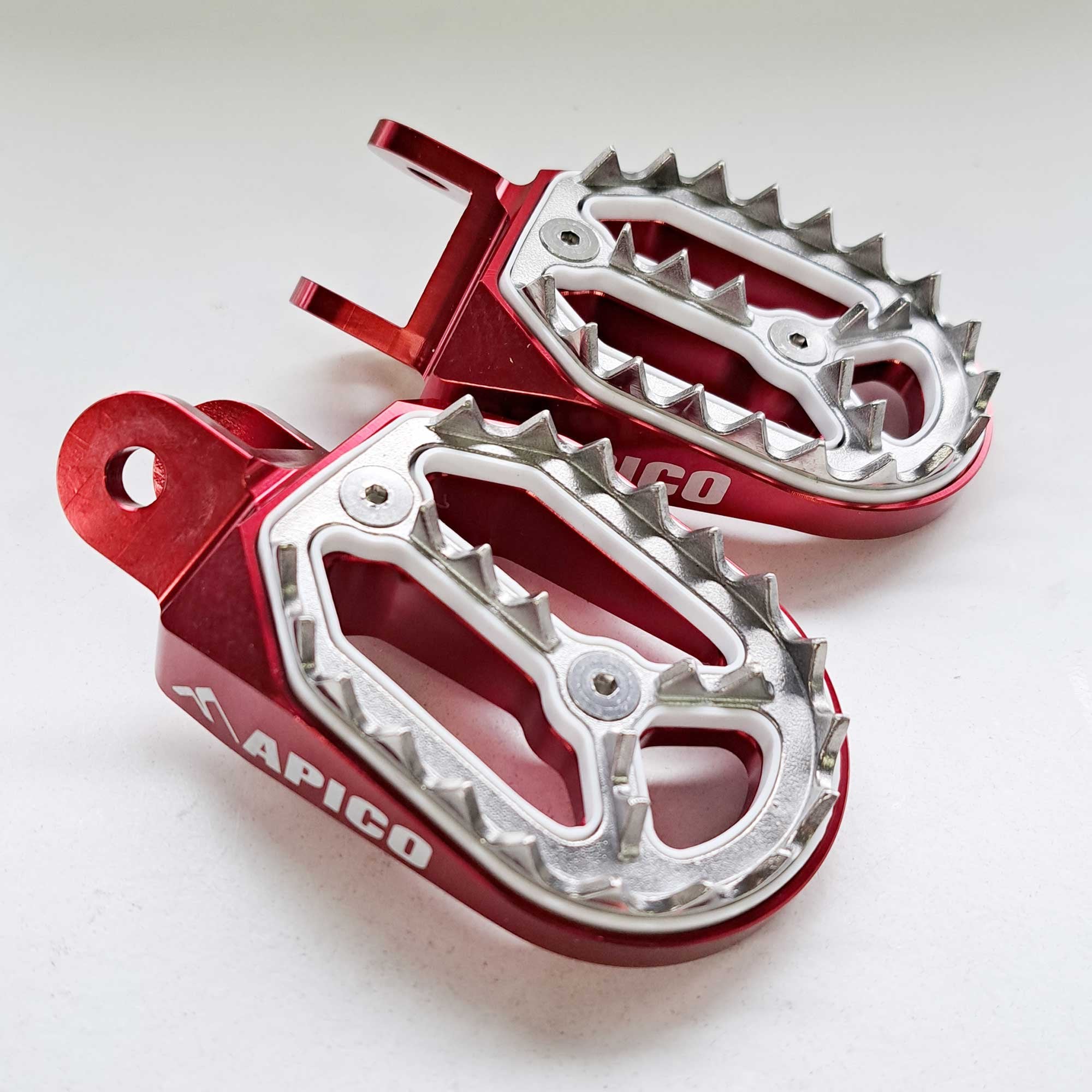 Apico - Foot Pegs - Pro-Bite - CR80 96-02, CR85 03-07, XR250 96-04, XR400 96-04, XR600 89-00, XR650L 92-24