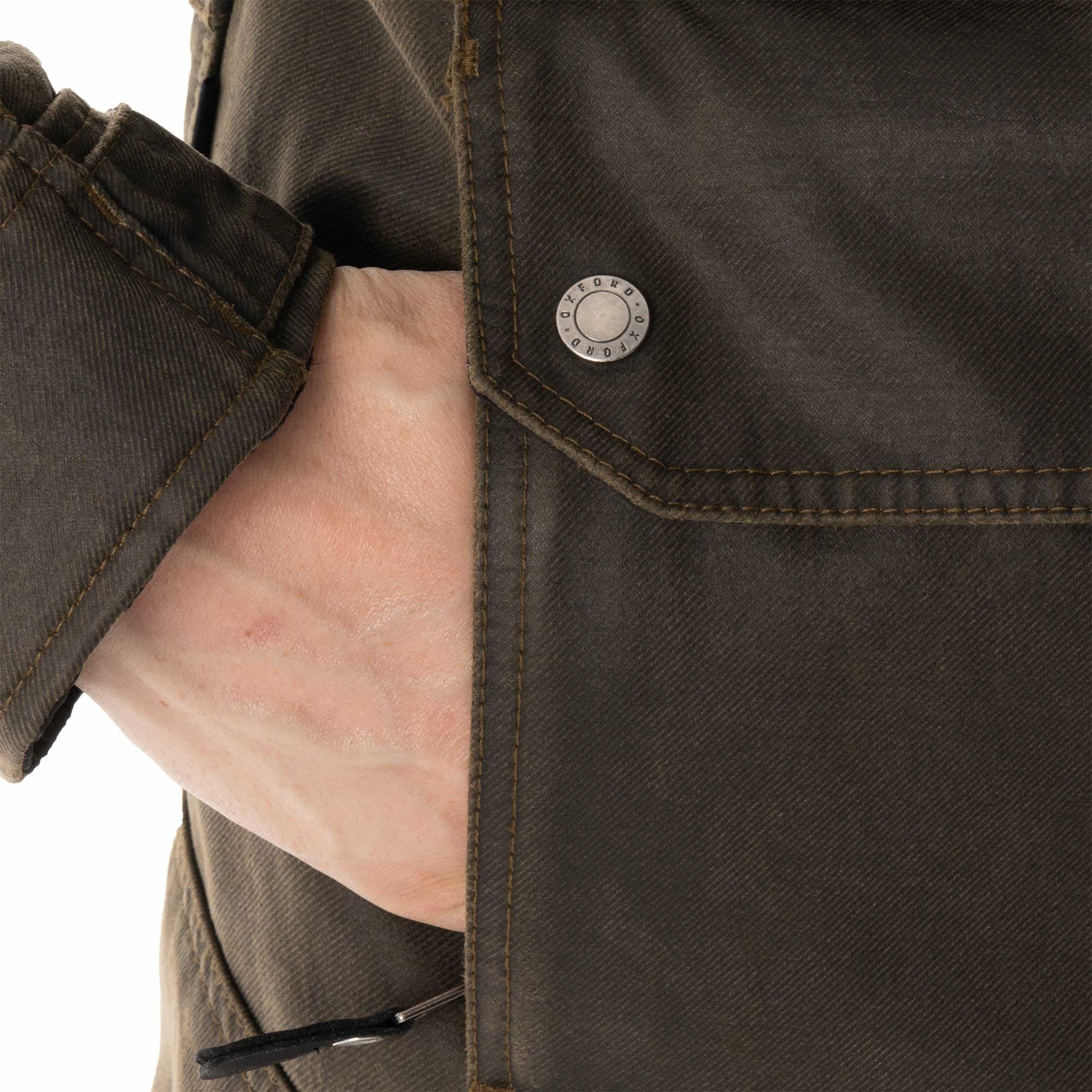 Oxford (2025) Jacket - Sterling D2D Mens Wax - Khaki