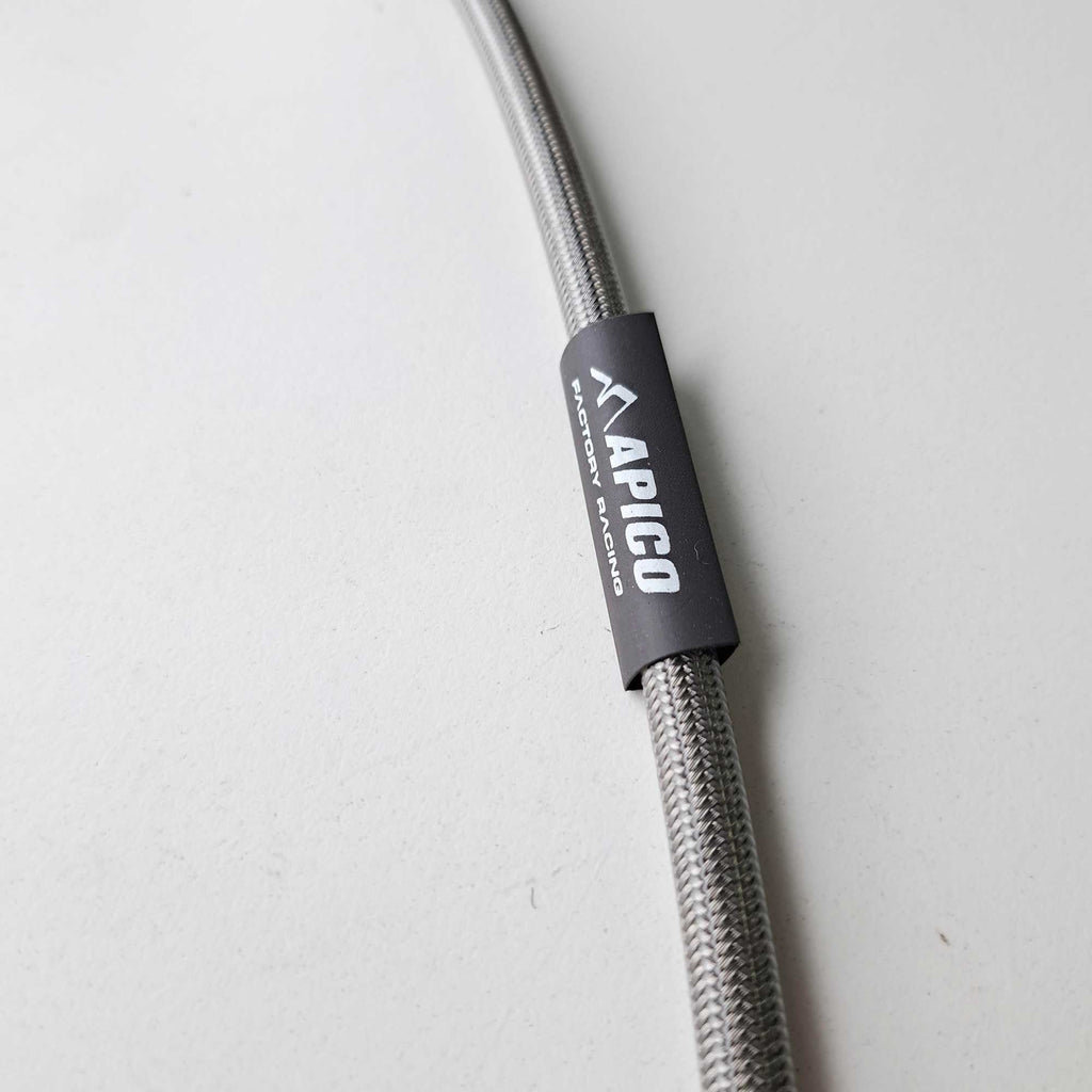 Apico - Brake Hose - Front - KX125 06-08, KX250 07-08, KXF250 06-20, KXF450 06-18, RM125 06-08, RM250 07-08, RMZ250 07-26, RMZ450 04-26