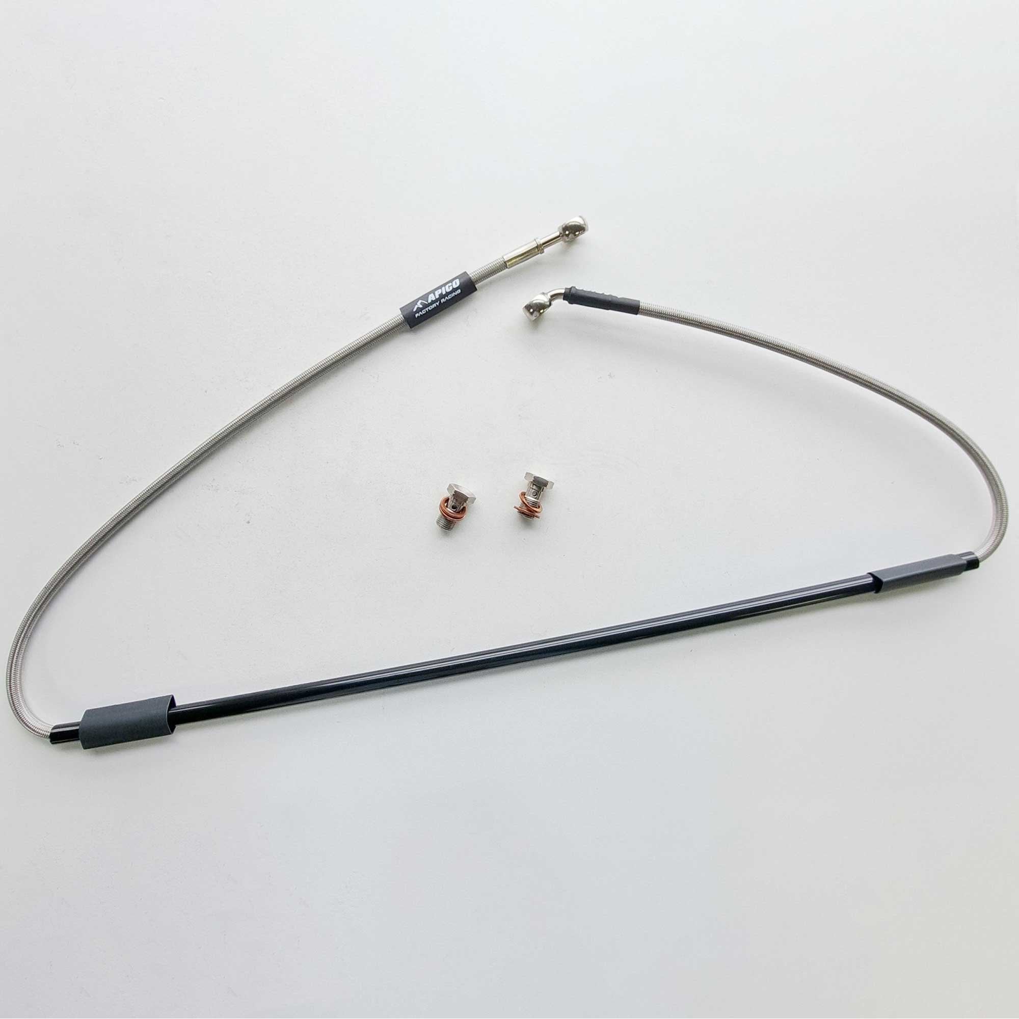 Apico - Brake Hose - Front - KTM SX/SXF 125-525 00-27, Husqvarna TC/FC 125-450 14-27, TX300 22-27, FX350/450 22-27, Gas Gas 125-450 21-23, KXF450 24-27