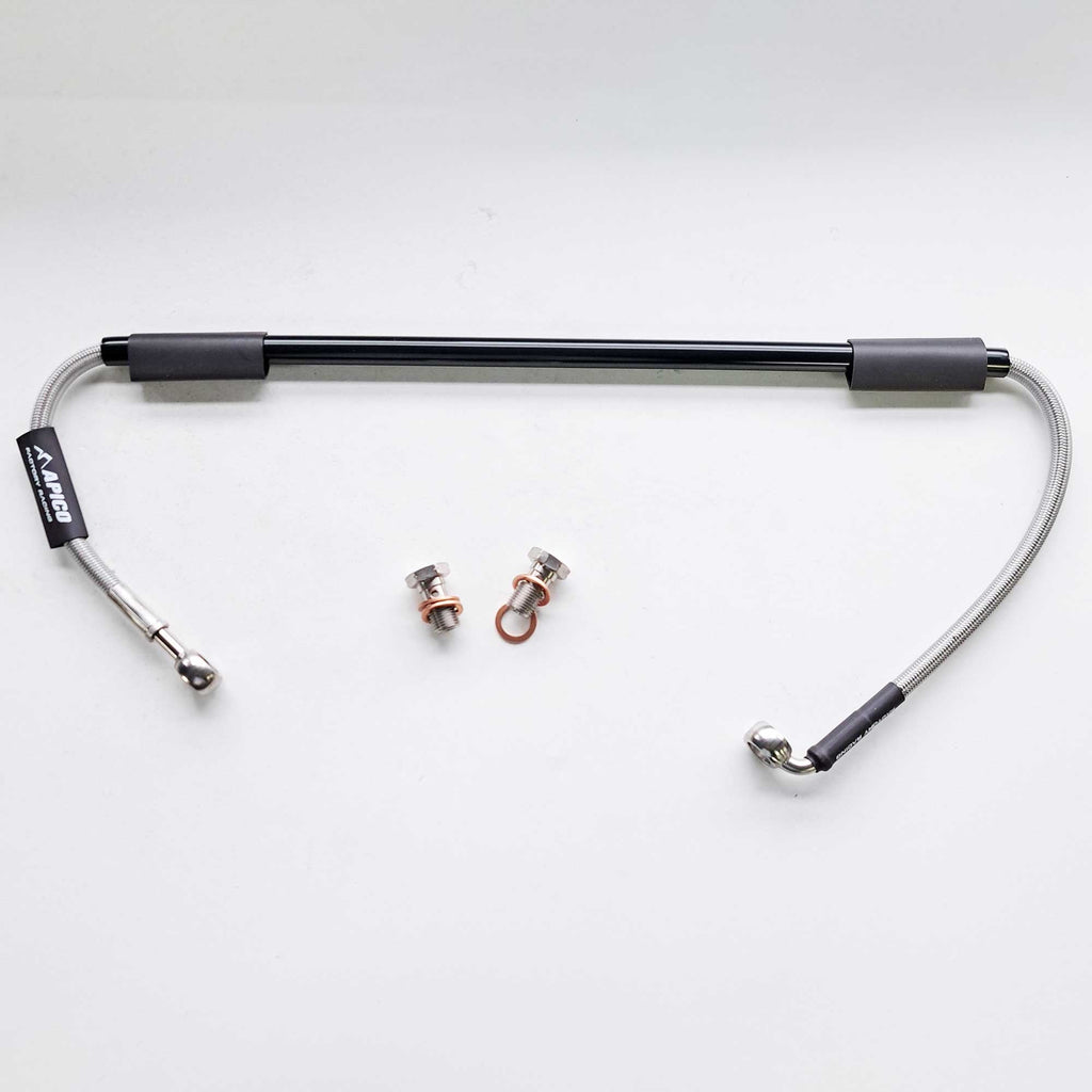 Apico - Brake Hose - Rear - Gas Gas MC125 24-26, MC150 25-26, MC250 24-26, MC300 25-26, MCF 250-450 24-26, EC250/300 21-36, ECF 250/350 21-26, ECF450/500 24-26, EX/EXF 250-450 24-26, Husqvarna TE 150-300 22-24, FE 250-501 22-24