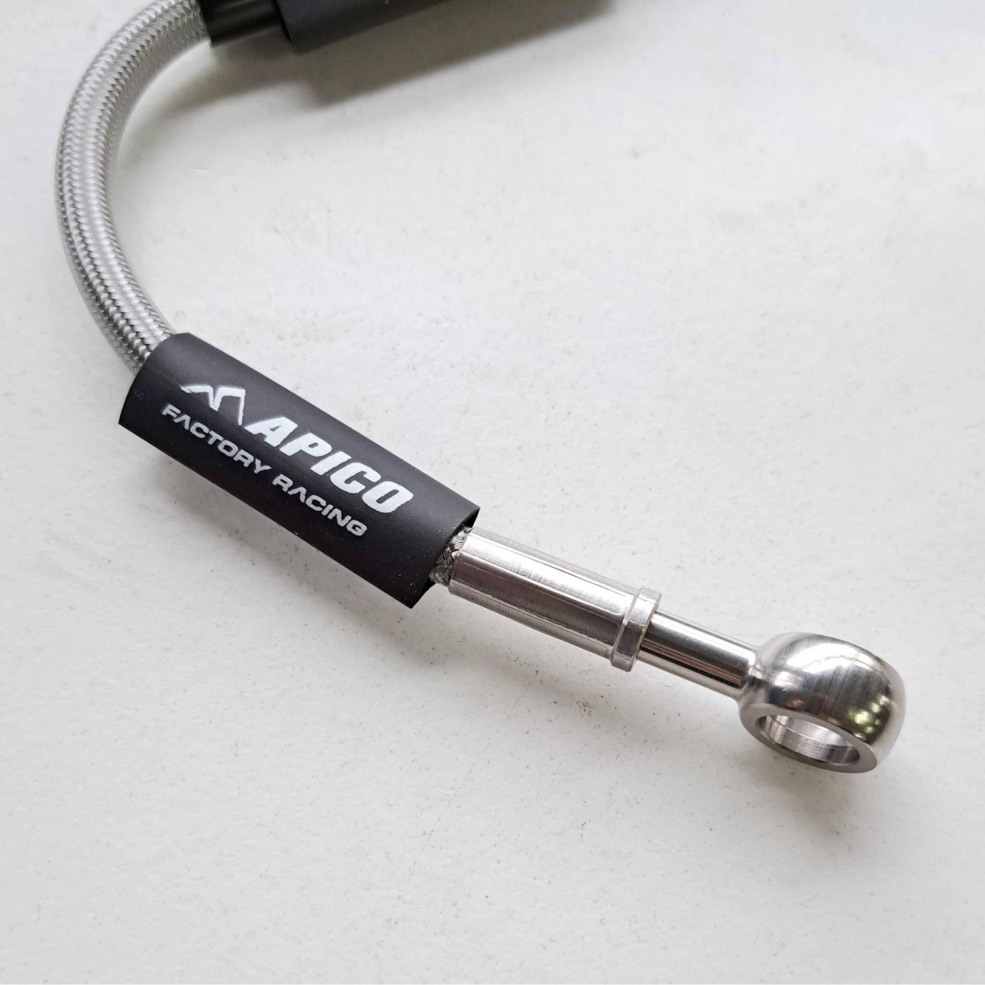 Apico - Brake Hose - Rear - Gas Gas MC125 24-26, MC150 25-26, MC250 24-26, MC300 25-26, MCF 250-450 24-26, EC250/300 21-36, ECF 250/350 21-26, ECF450/500 24-26, EX/EXF 250-450 24-26, Husqvarna TE 150-300 22-24, FE 250-501 22-24