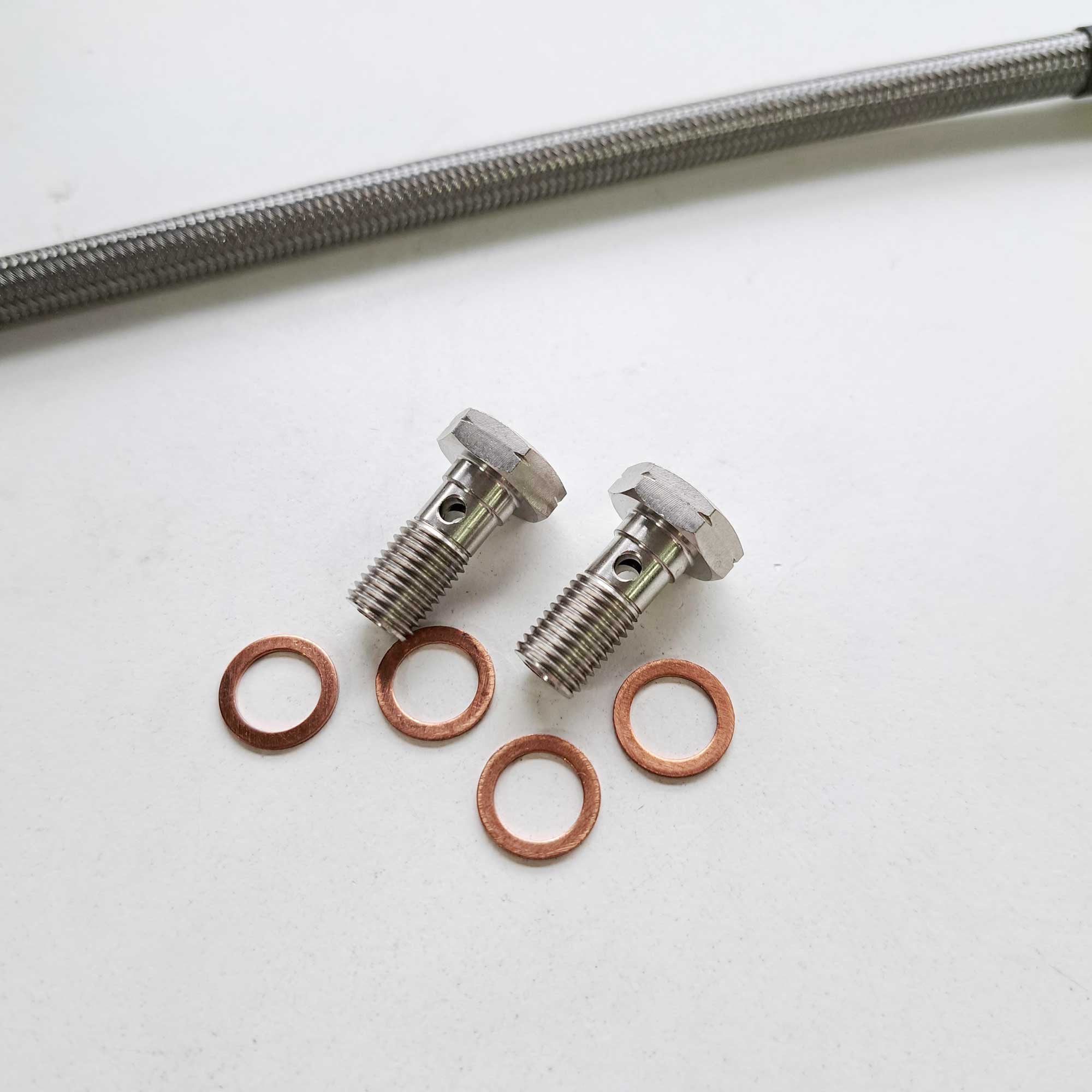 Apico - Brake Hose - Rear - KTM SX65 04-22, Husqvarna TC65 17-22, Gas Gas MC65 21-22 - Black