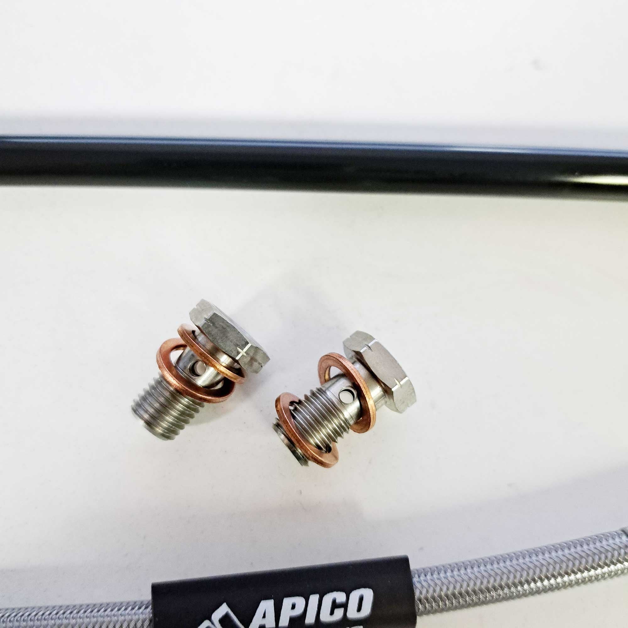 Apico - Brake Hose - Front - KXF450 24-26, KXF450XC 24-26