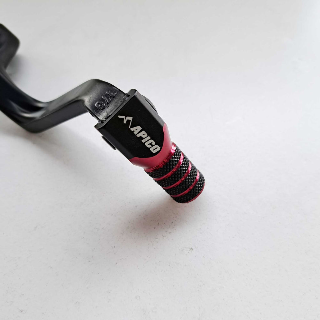 Apico - Gear Lever - Elite - KTM SX65 09-23, Husqvarna TC65 17-23, Gas Gas MC65 21-23 - Black w/Red