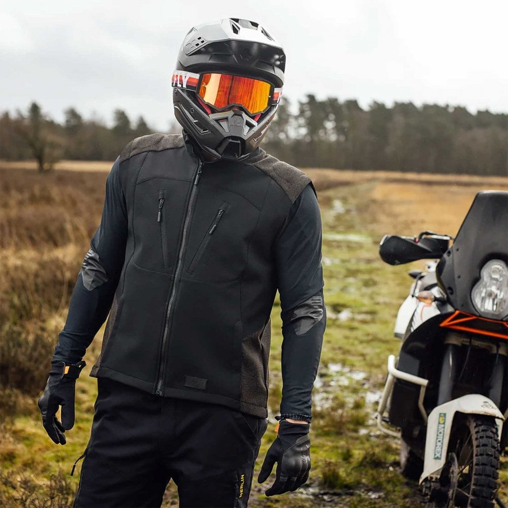 Merlin (SALE) Kevlar Sport Jacket - Badou D3O - Black