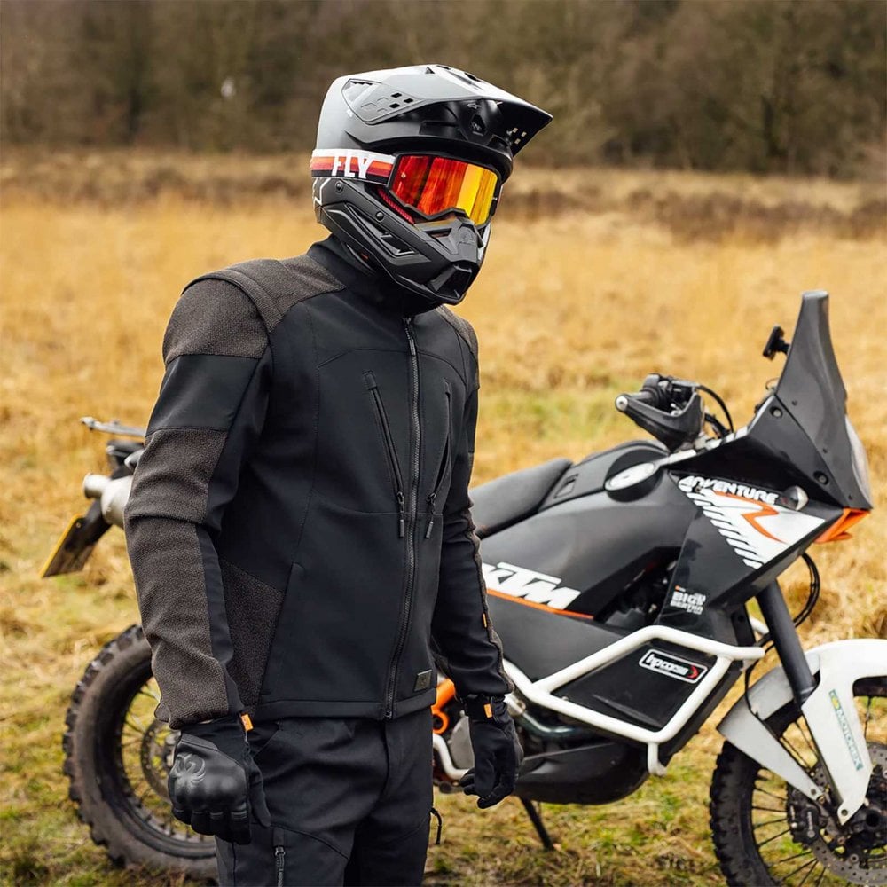 Merlin (SALE) Kevlar Sport Jacket - Badou D3O - Black
