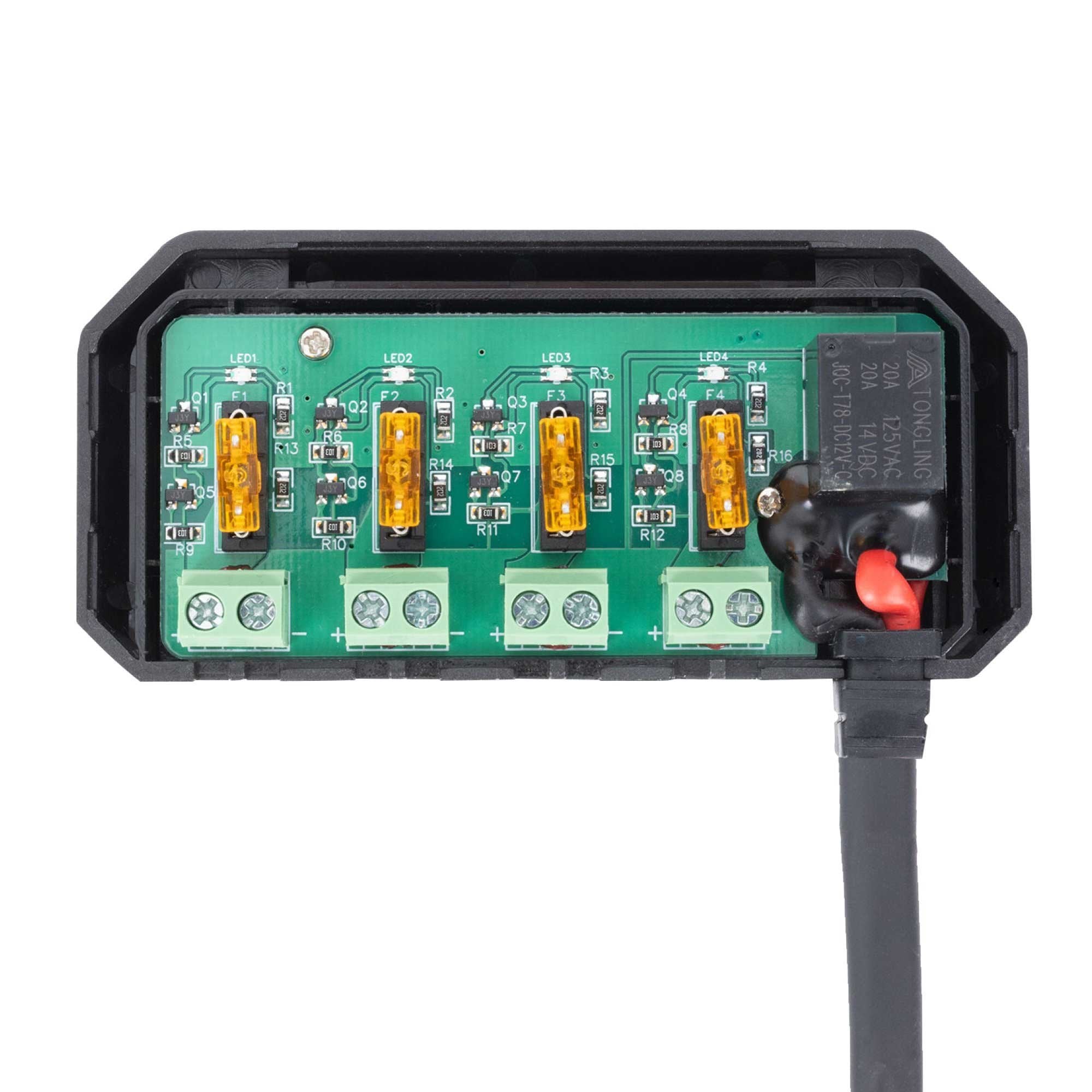 Oxford - Junction Box 12V - 4 Fused Power Outlets