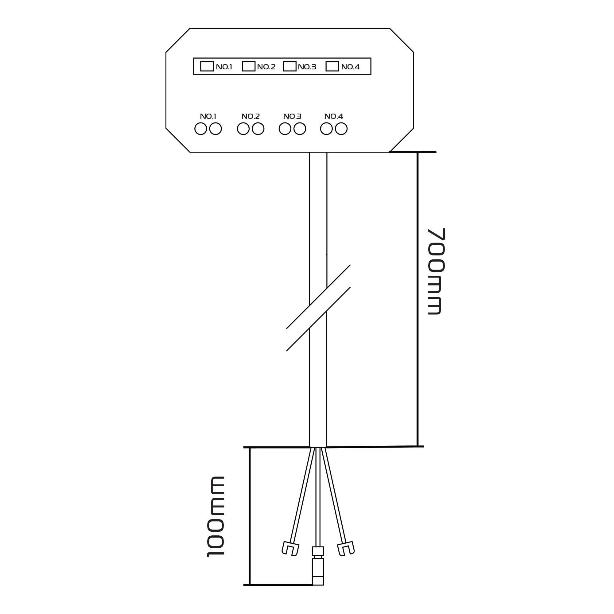 Oxford - Junction Box 12V - 4 Fused Power Outlets