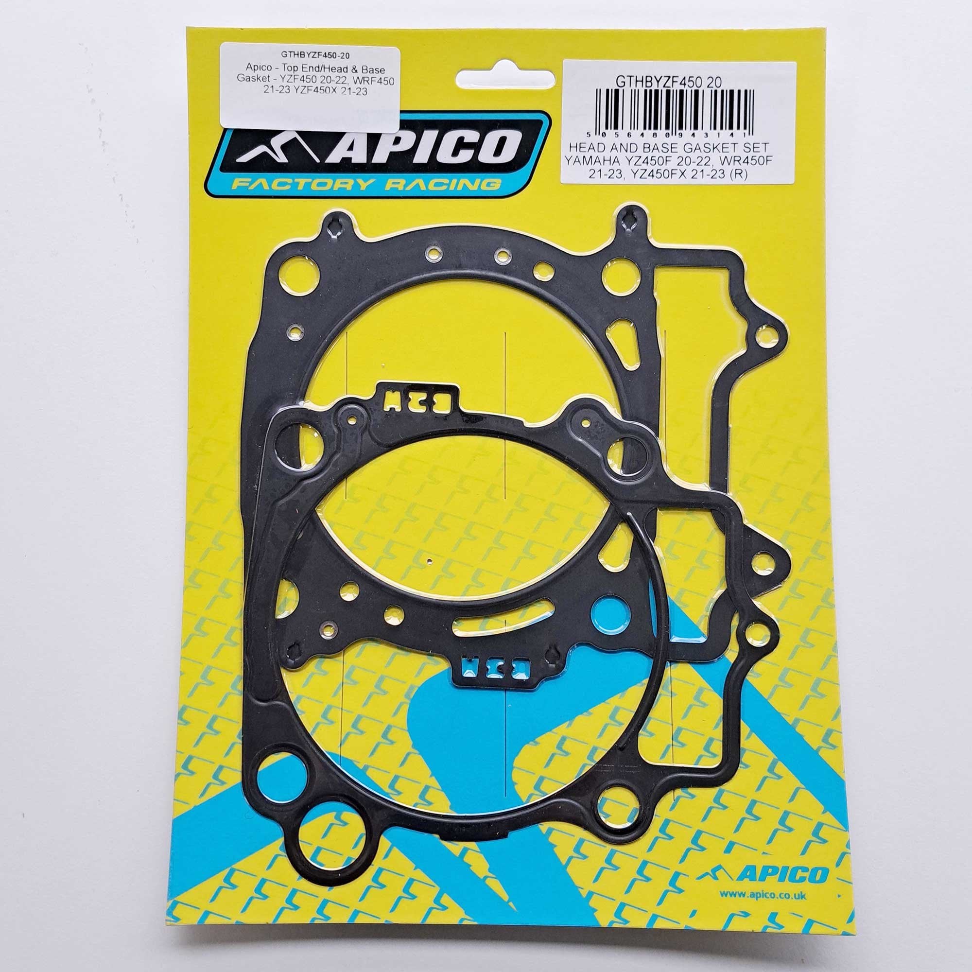 Apico - Top End Gasket Kit - YZF450 20-22, WRF450 21-23, YZF450X 21-23