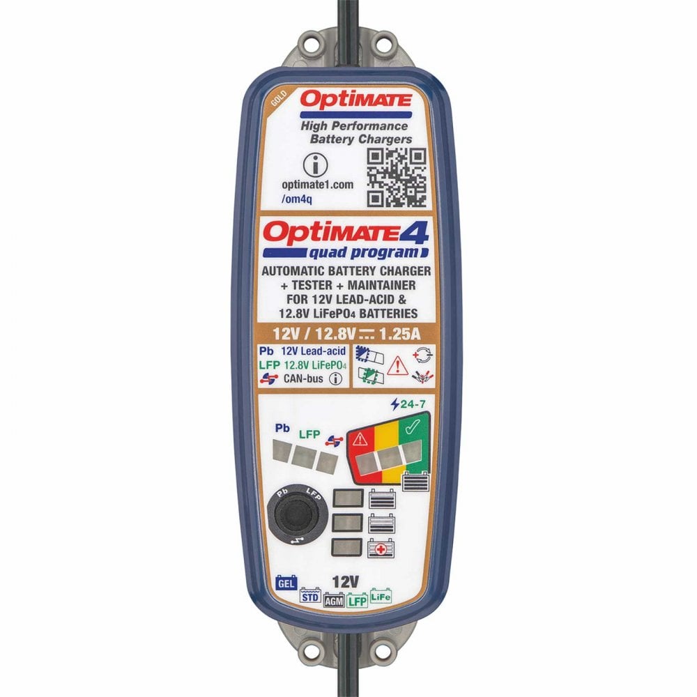 Optimate Battery Charger - Optimate 4 Quad