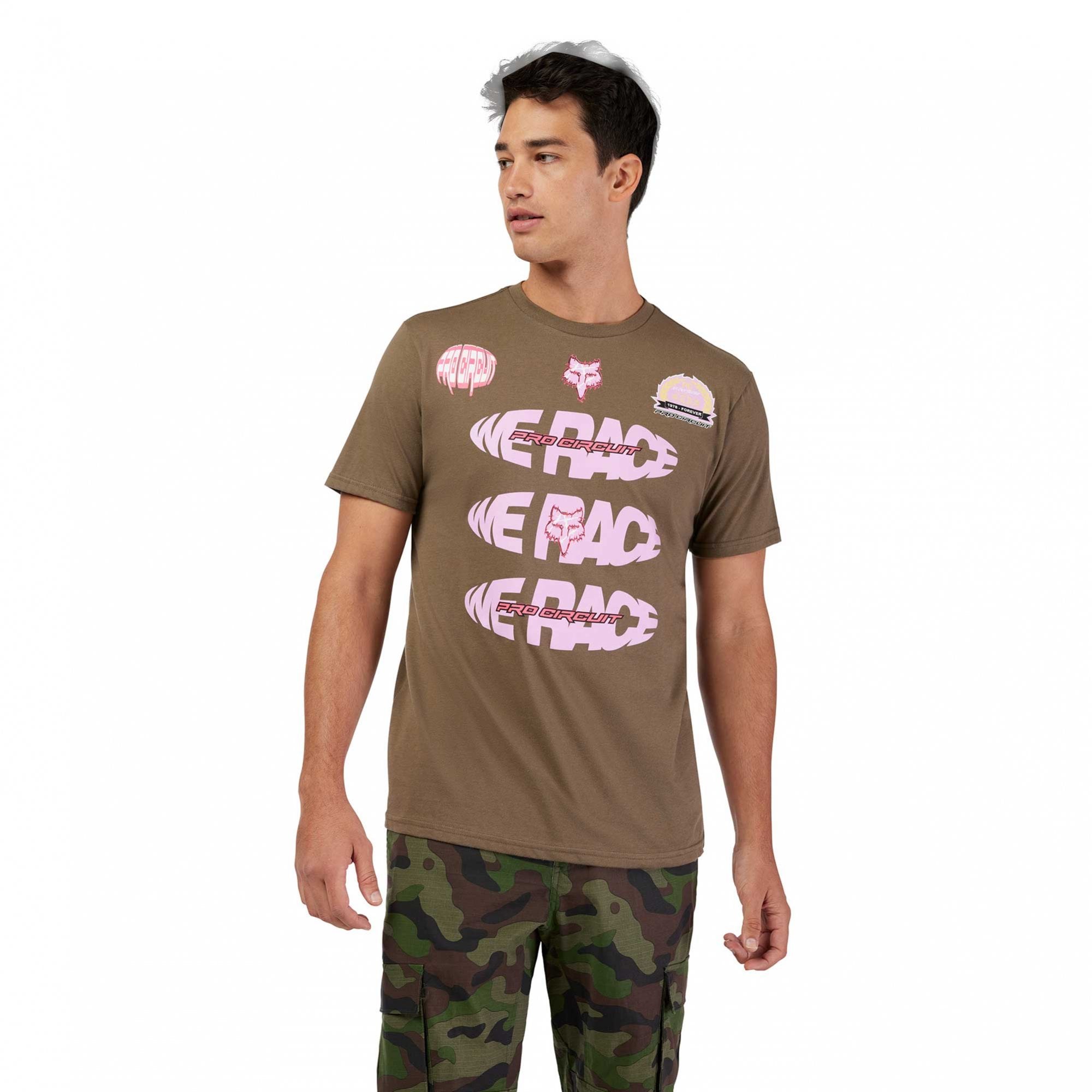 Fox (SALE) T-Shirt - PRO CIRCUIT Tee (Military Green)