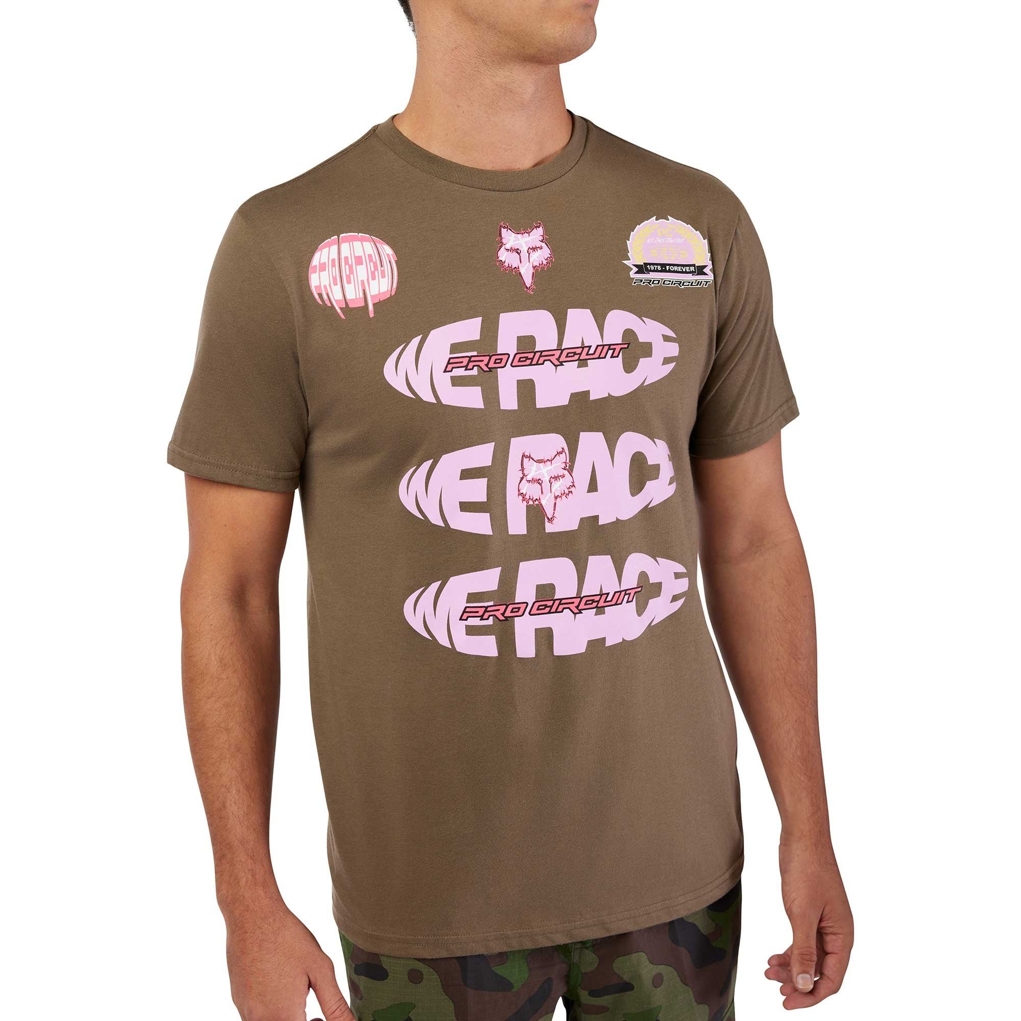 Fox (SALE) T-Shirt - PRO CIRCUIT Tee (Military Green)