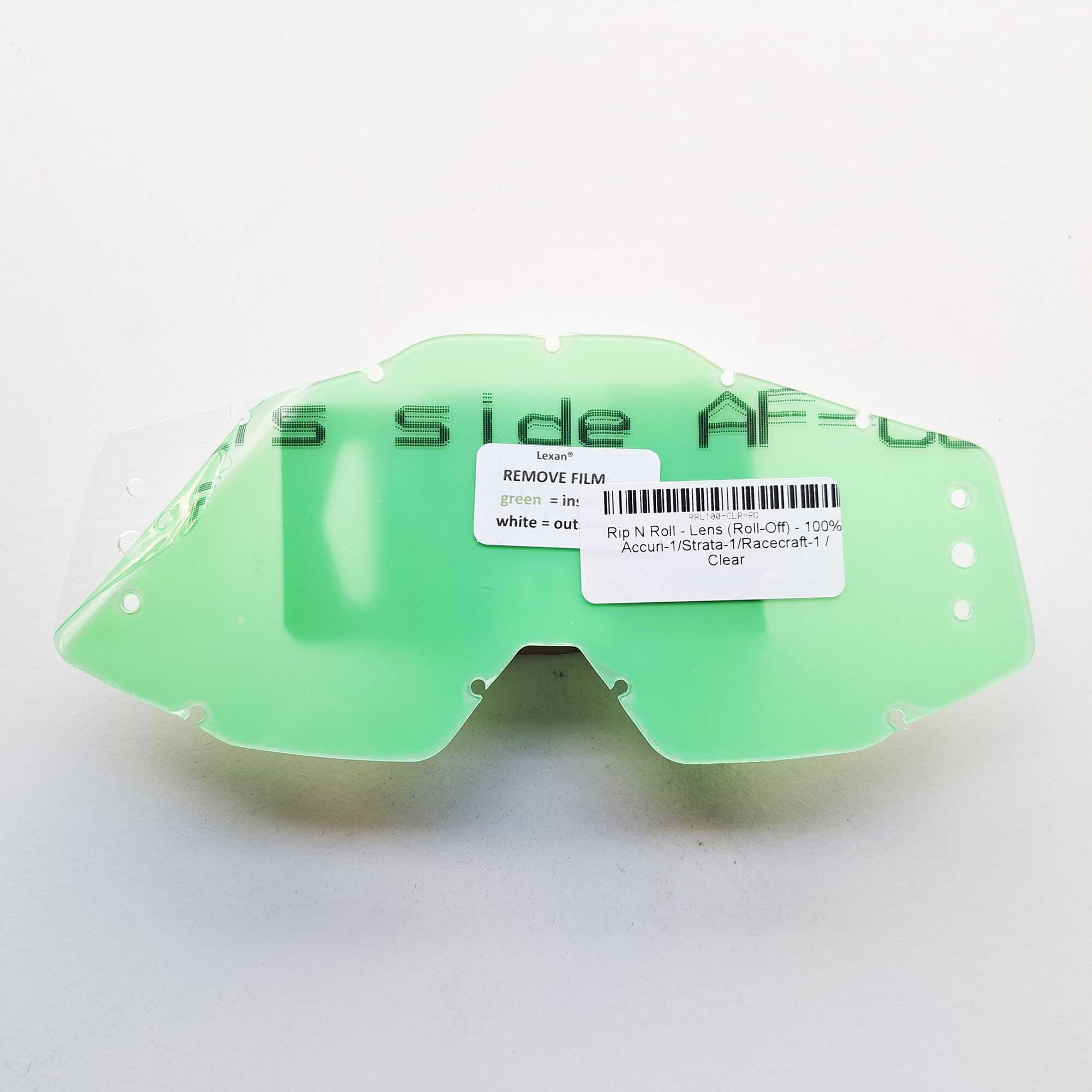 Rip N Roll - Lens (Roll-Off) - 100% Accuri-1/Strata-1/Racecraft-1