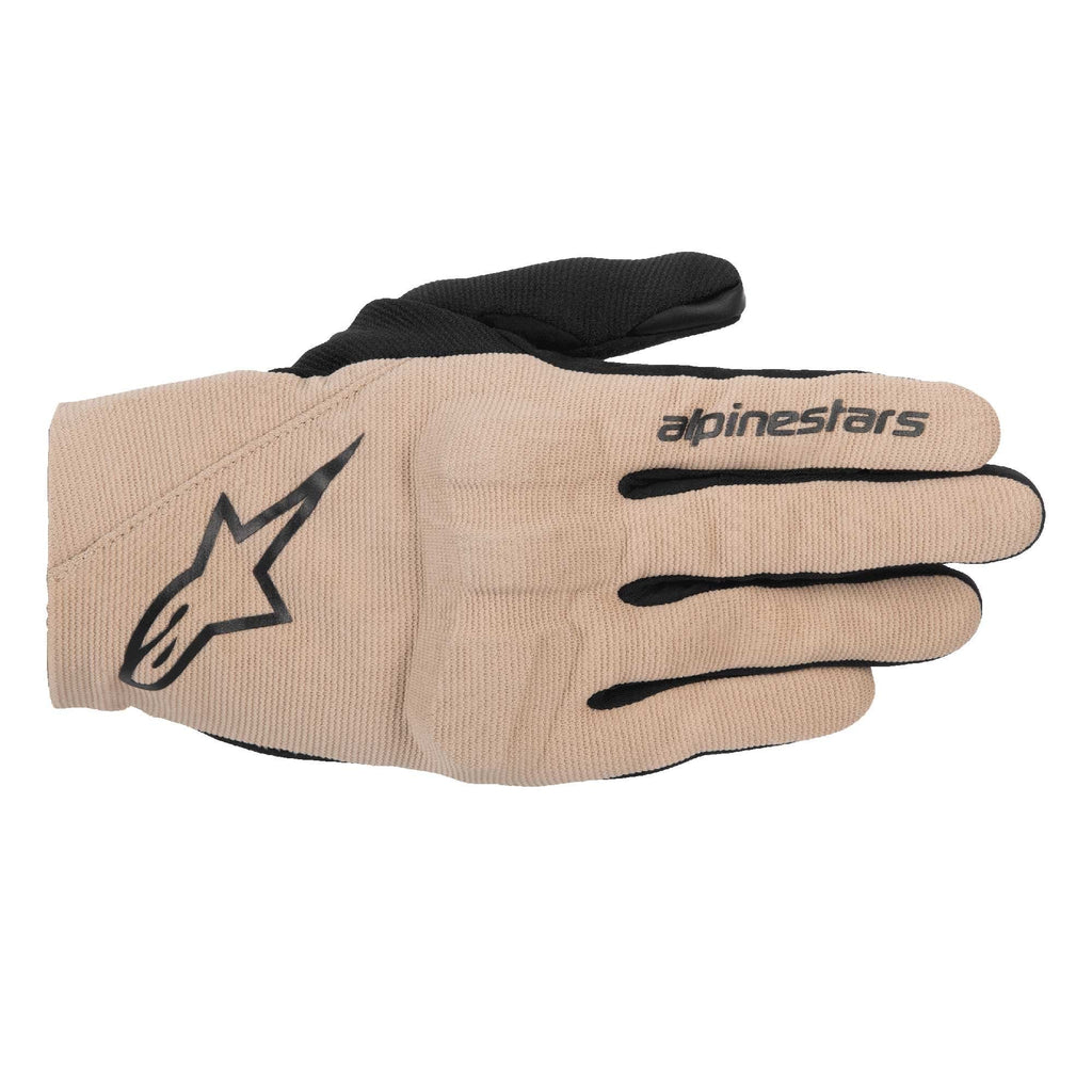 Alpinestars REEF V2 Motorcycle Short Textile Gloves (Sand Black)