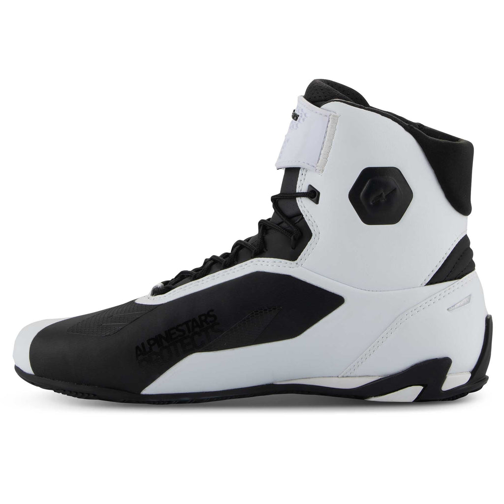 Alpinestars Women's Faster-4 Motorcycle Riding Shoes (White/Black)