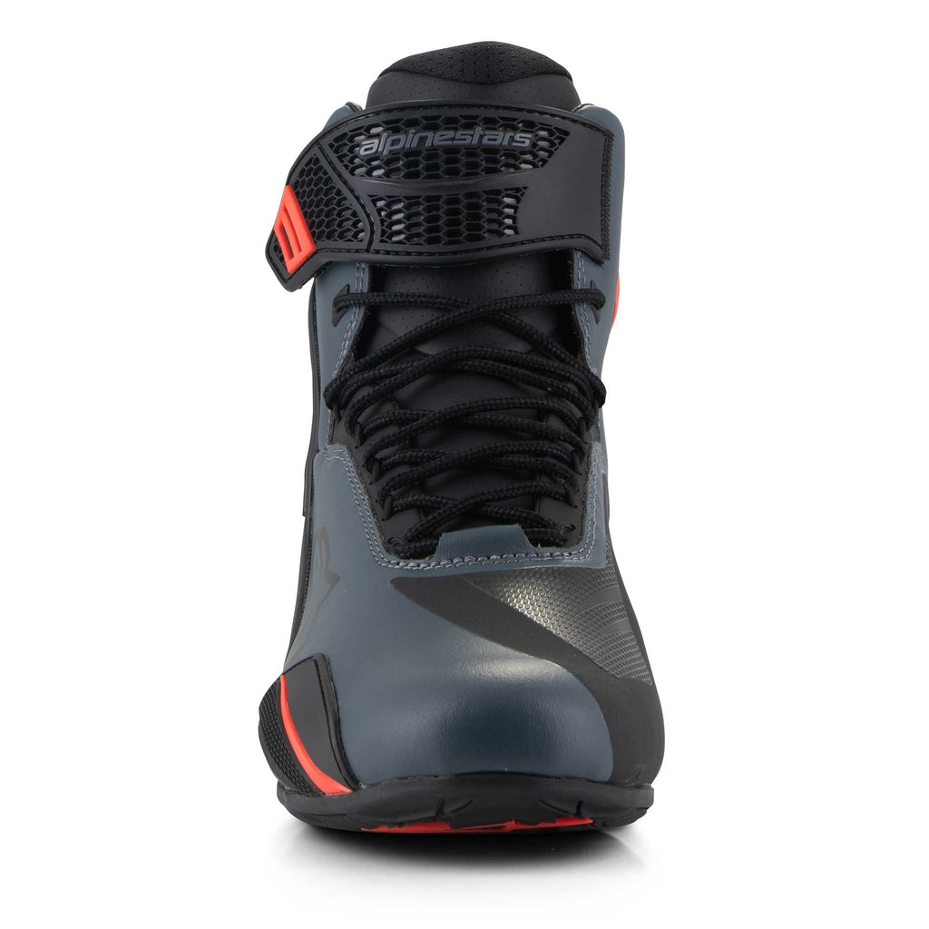 Alpinestars Faster-4 Motorcycle Riding Shoes (Black/Grey/Red Fluo)