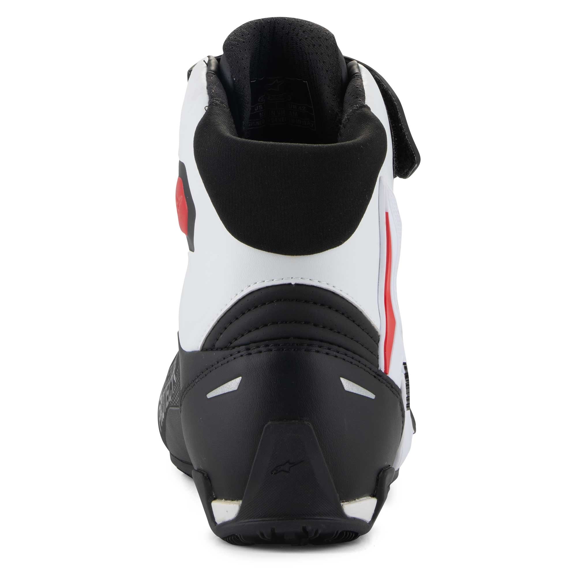 Alpinestars Faster-4 Motorcycle Riding Shoes (Black/White/Red)