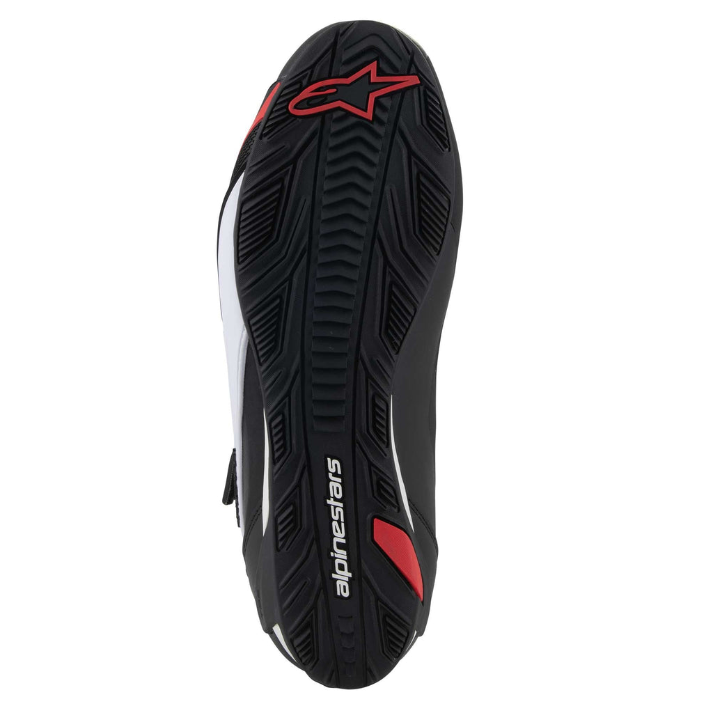 Alpinestars Faster-4 Motorcycle Riding Shoes (Black/White/Red)