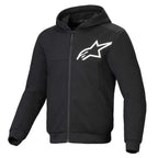 Alpinestars Chrome V2 SPORT Motorcycle Sports Jacket Hoodie (Black/White)