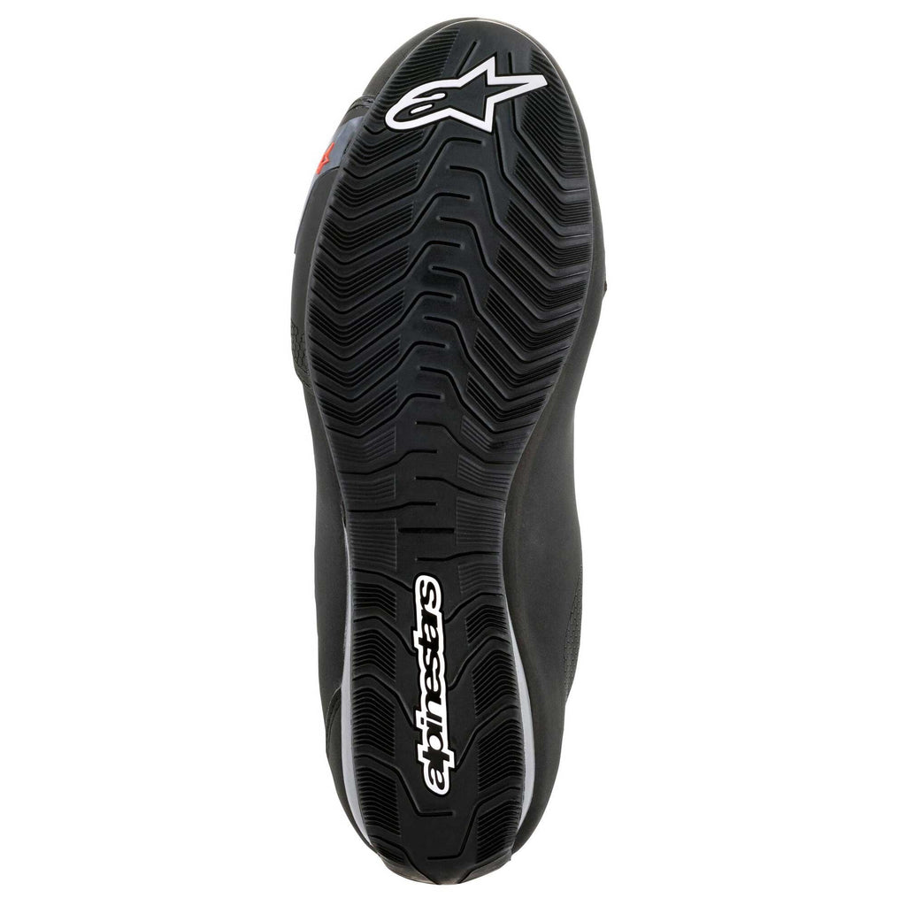 Alpinestars Sektor Waterproof Motorcycle Riding Shoes (Black/Dark Grey/Red Fluo)
