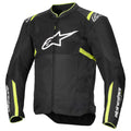 Alpinestars T-SPS AIR V2 Motorcycle Sports Vented Textile Jacket (Black/Yellow Fluo)