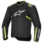 Alpinestars T-SPS AIR V2 Motorcycle Sports Vented Textile Jacket (Black/Yellow Fluo)