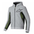 Alpinestars Chrome AIR SPORT Motorcycle Sports Jacket Hoodie (Grey Heather/Black)