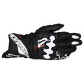 Alpinestars GP Plus R V3 Motorcycle Race Leather Gloves (Black/White)
