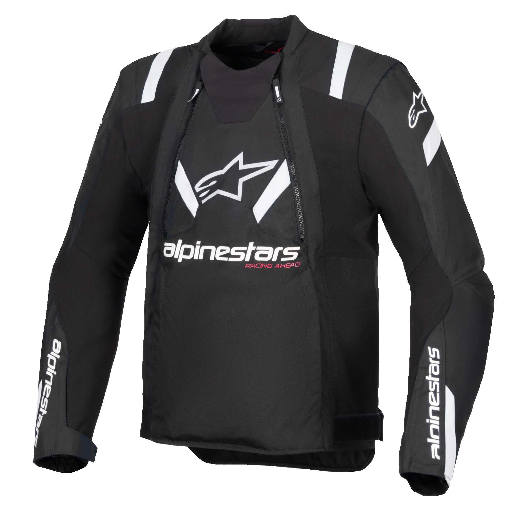 Alpinestars T-STUNT AIR Motorcycle Sports Textile Jacket (Black/White)